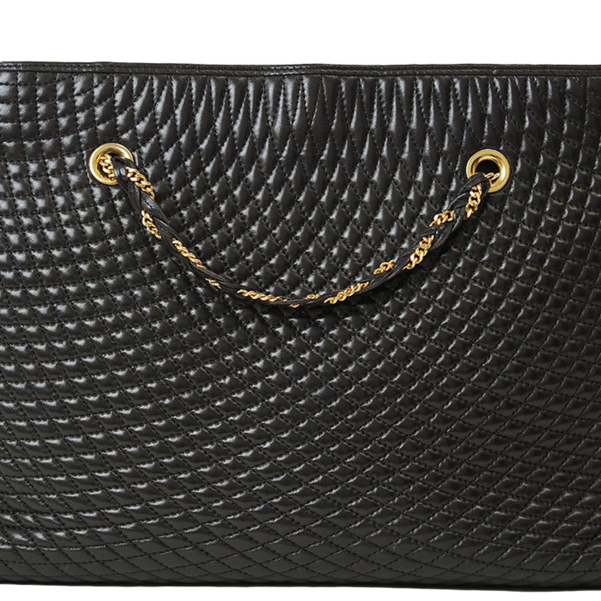 Bally Black Leather Shoulder Bag (Pre-Owned)