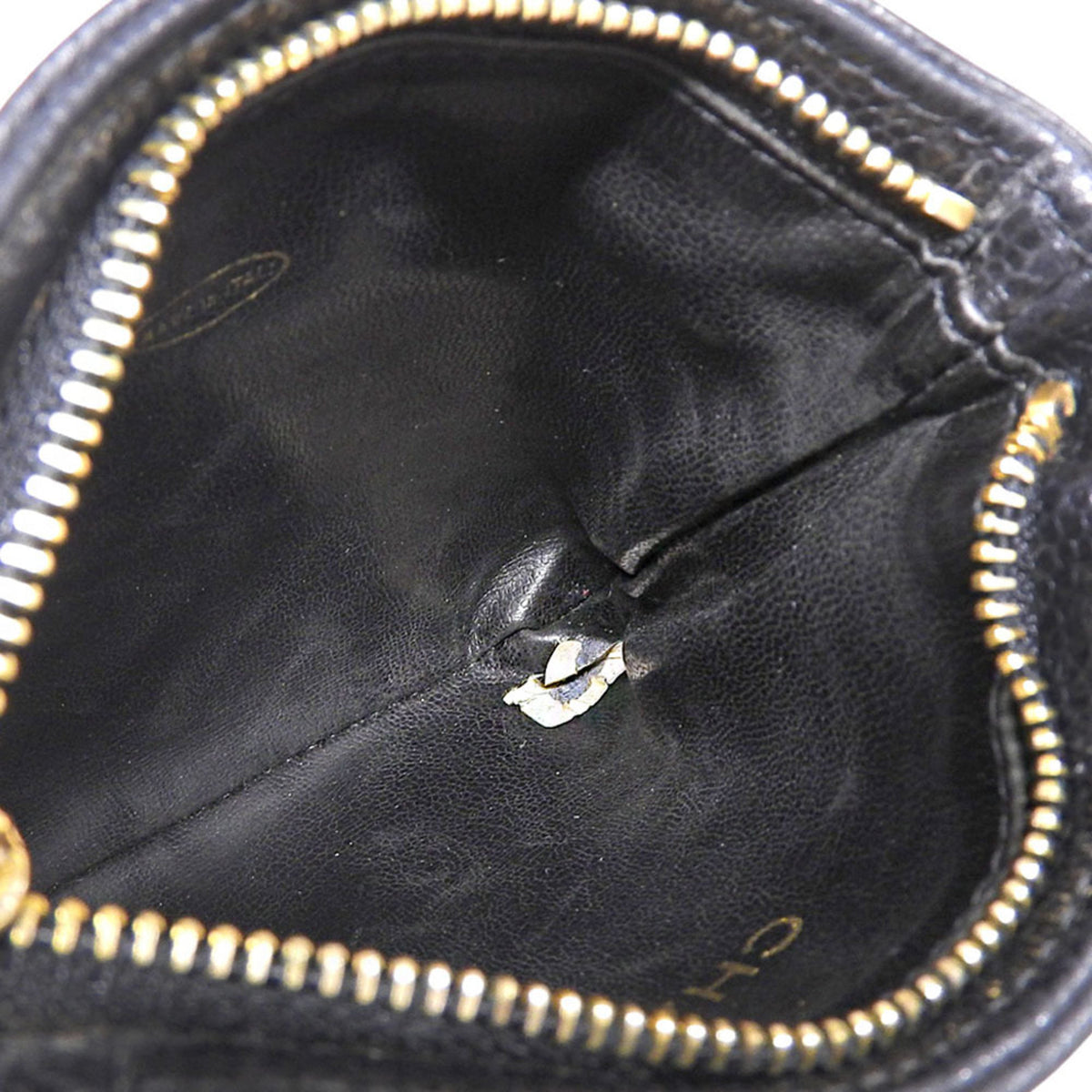 Chanel Black Grained Calfskin Fanny Pack (Pre-Owned)