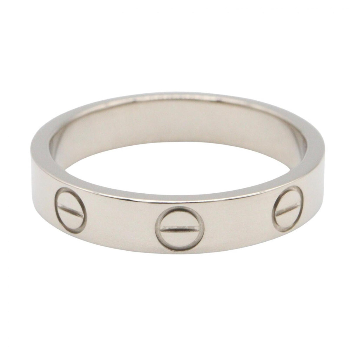 Cartier Silver White Gold (18K) Band Ring (Pre-Owned)