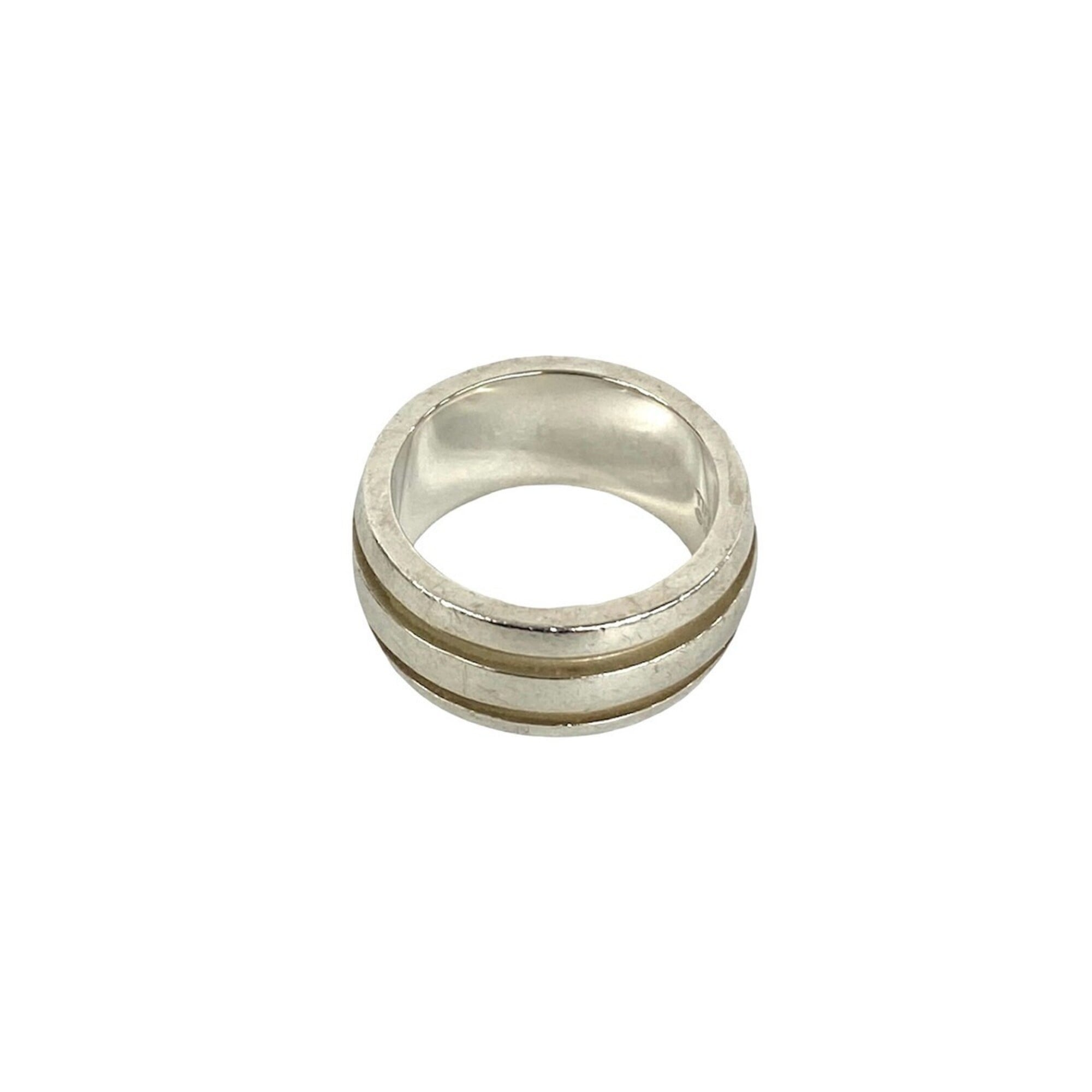 Tiffany Silver Silver 925 Band Ring (Pre-Owned)