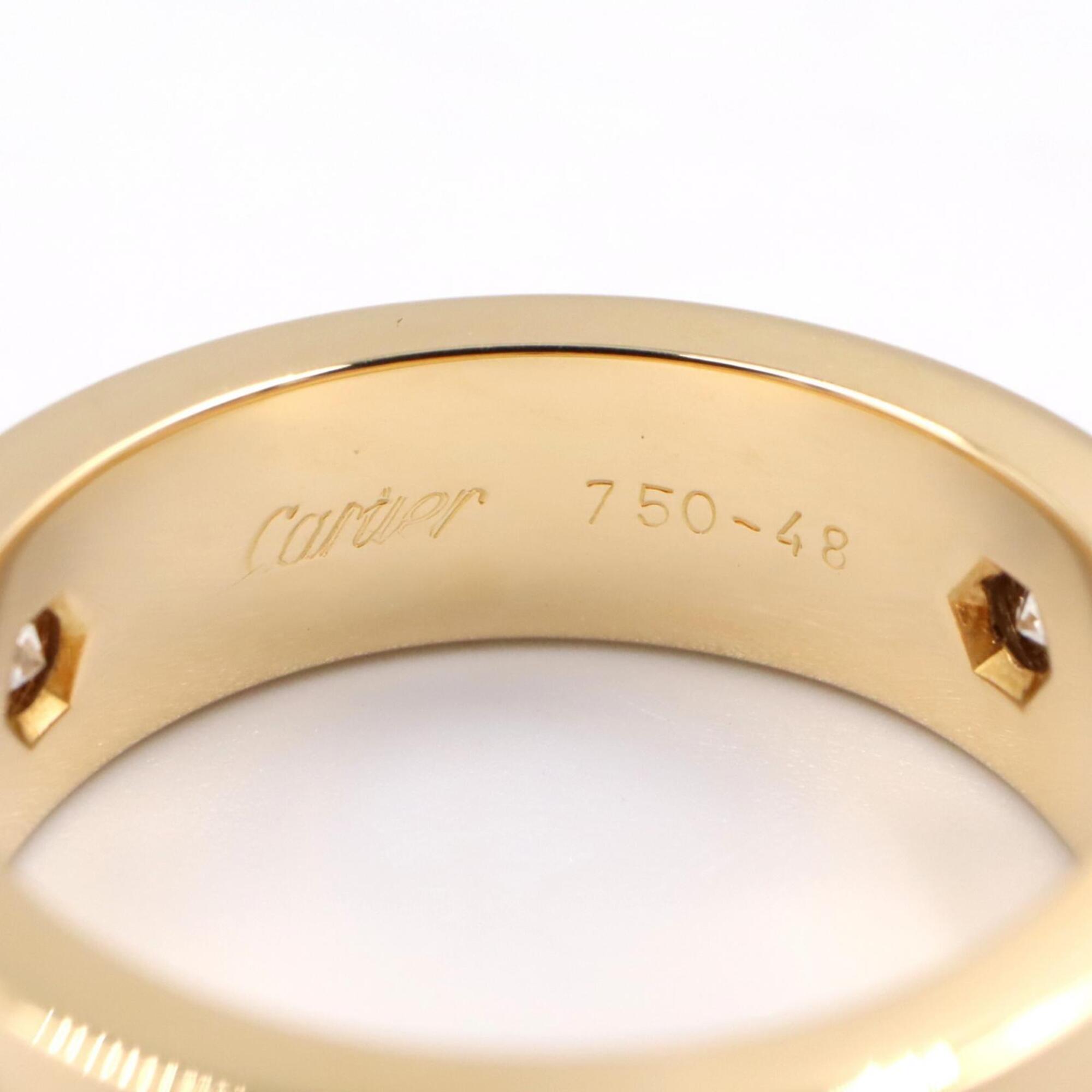 Cartier Gold Clear Yellow Gold (18K) Band Ring (Pre-Owned)