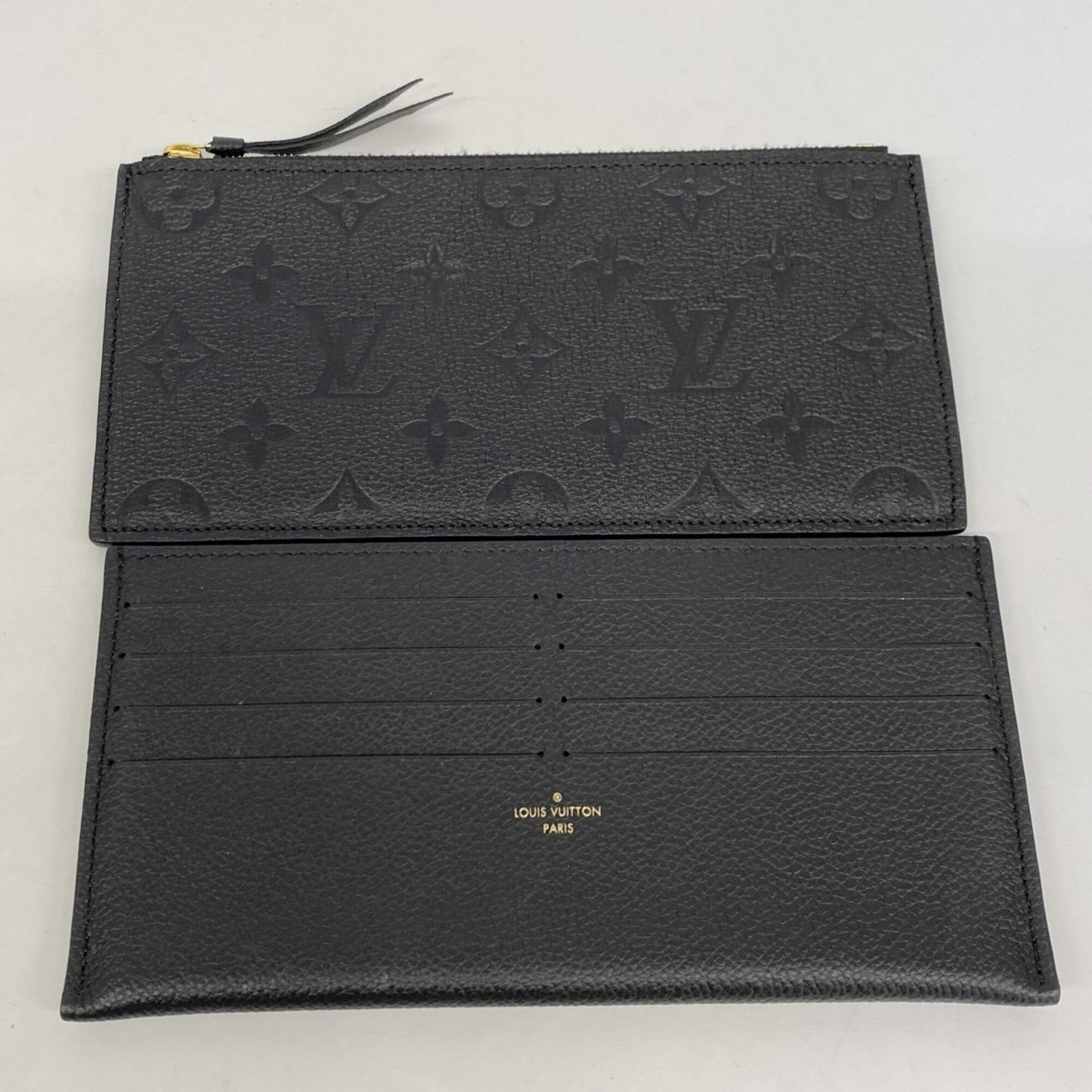 Louis Vuitton Noir Chain/Shoulder Wallet (Pre-Owned)