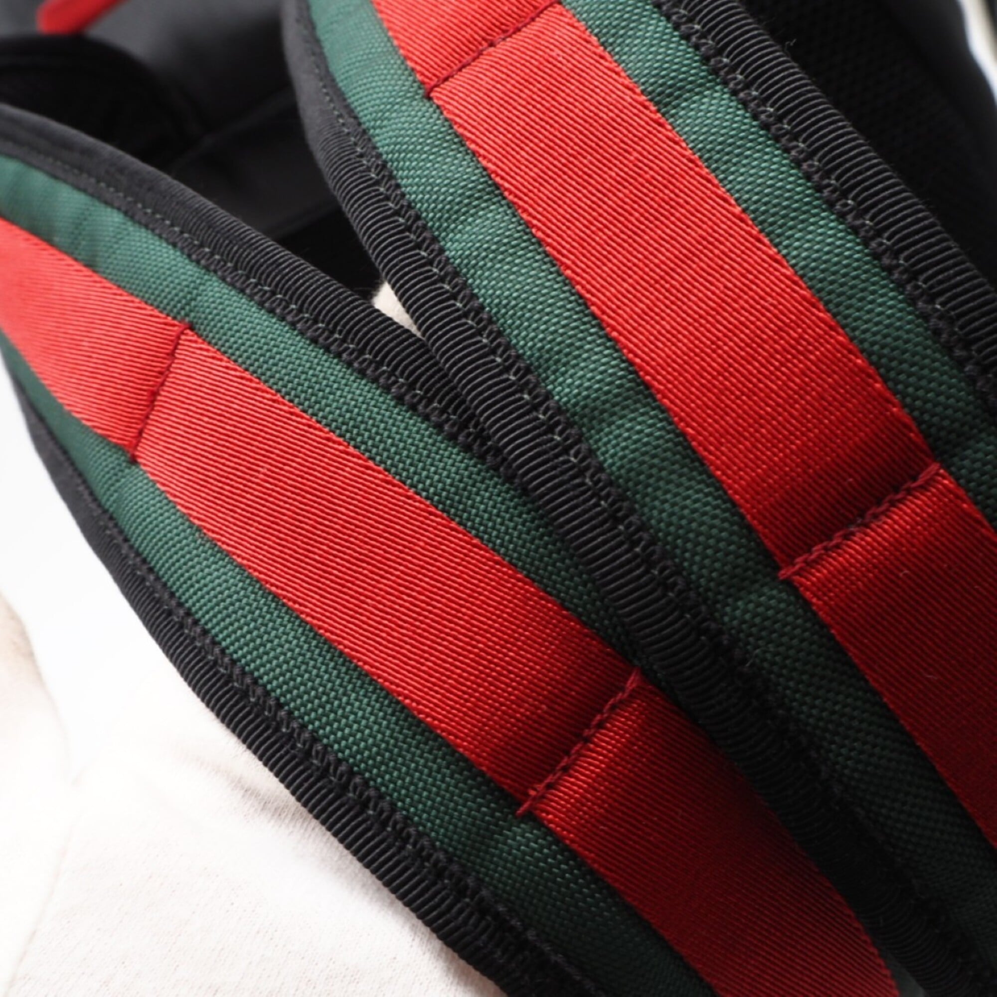Gucci Black Multi-Color Nylon Backpack (Pre-Owned)