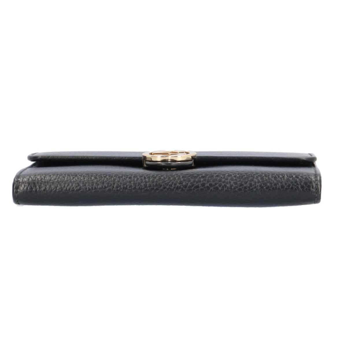 Gucci Black Leather Long Wallet (Bi-Fold) (Pre-Owned)
