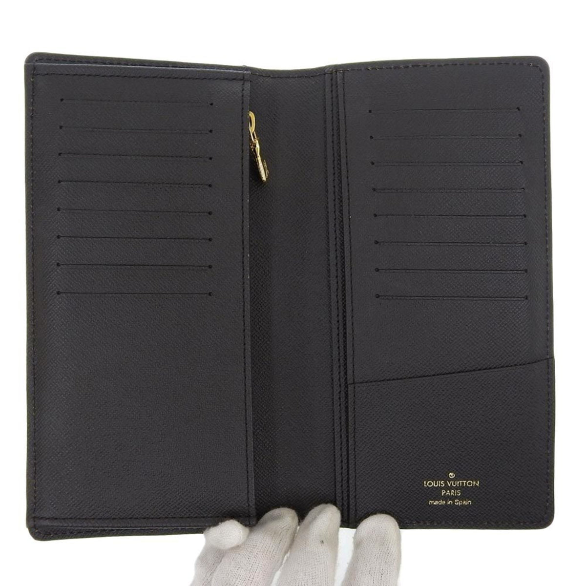 Louis Vuitton Blue Monogram Long Wallet (Bi-Fold) (Pre-Owned)