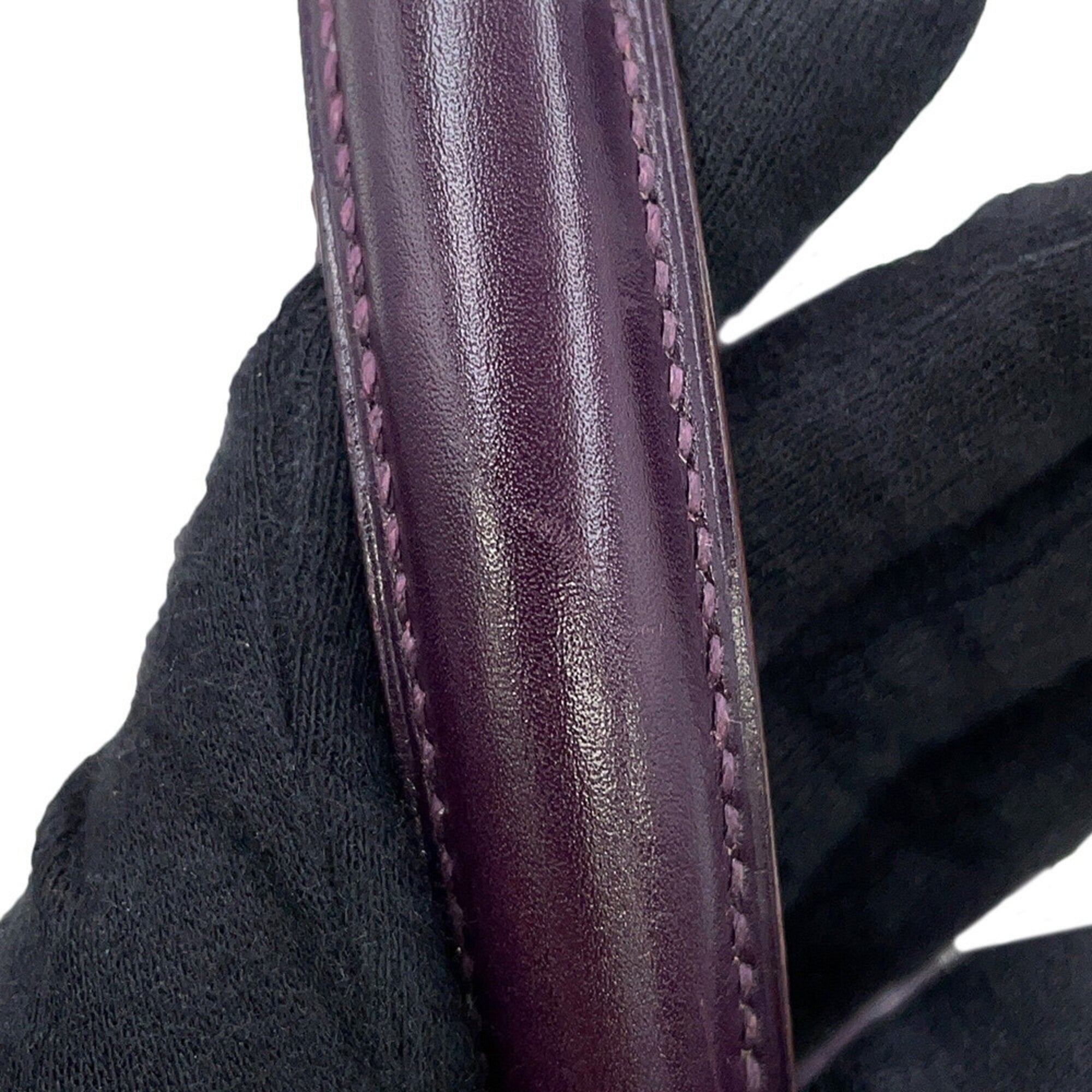 Hermes Multi-Color Raisin Box Calf Leather Leather Handbag (Pre-Owned)