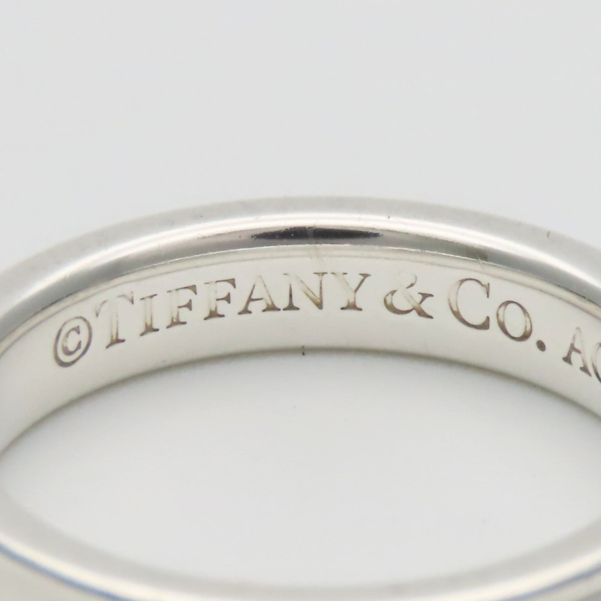 Tiffany Silver Silver 925 Band Ring (Pre-Owned)