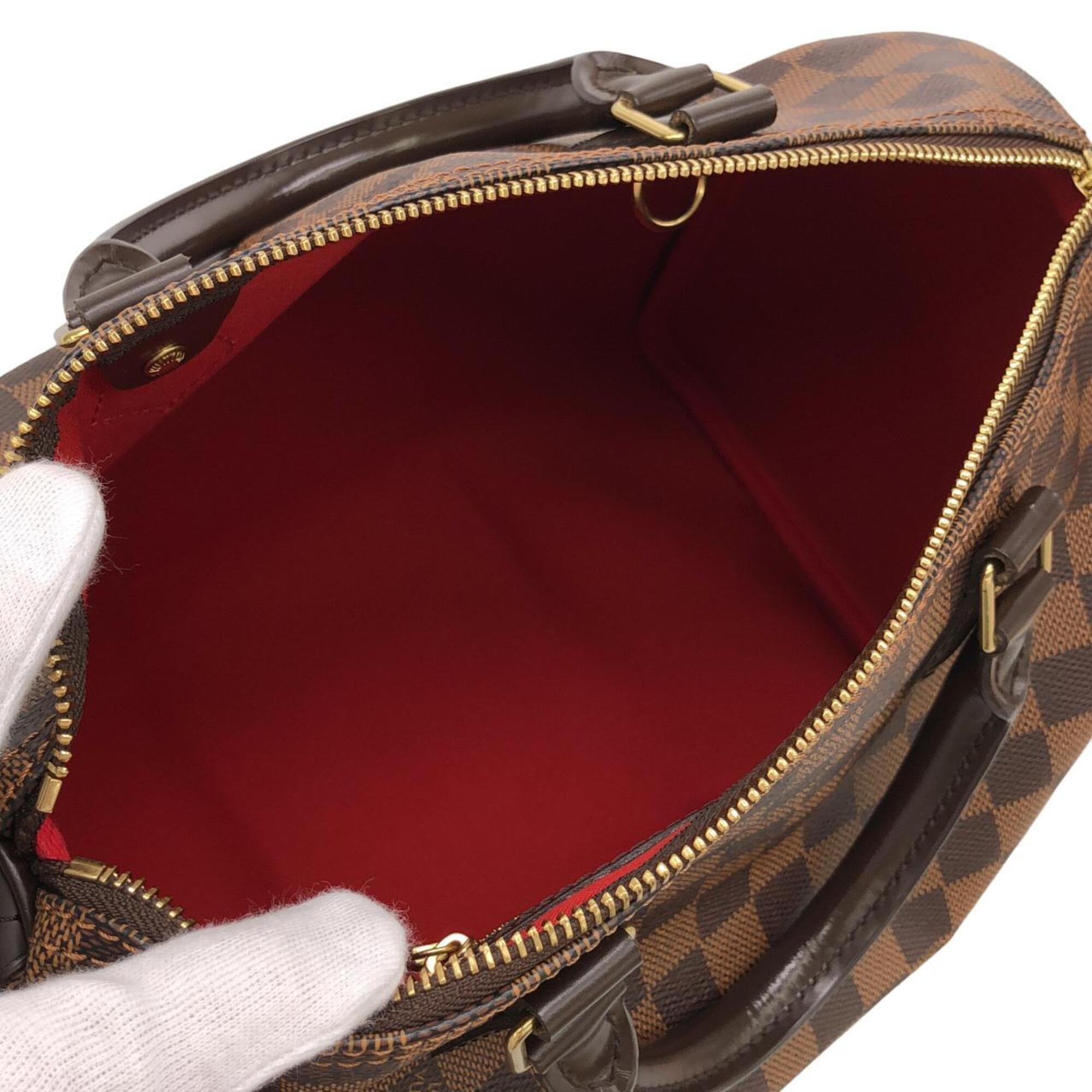Louis Vuitton Ebene Coated Canvas Boston Bag (Pre-Owned)