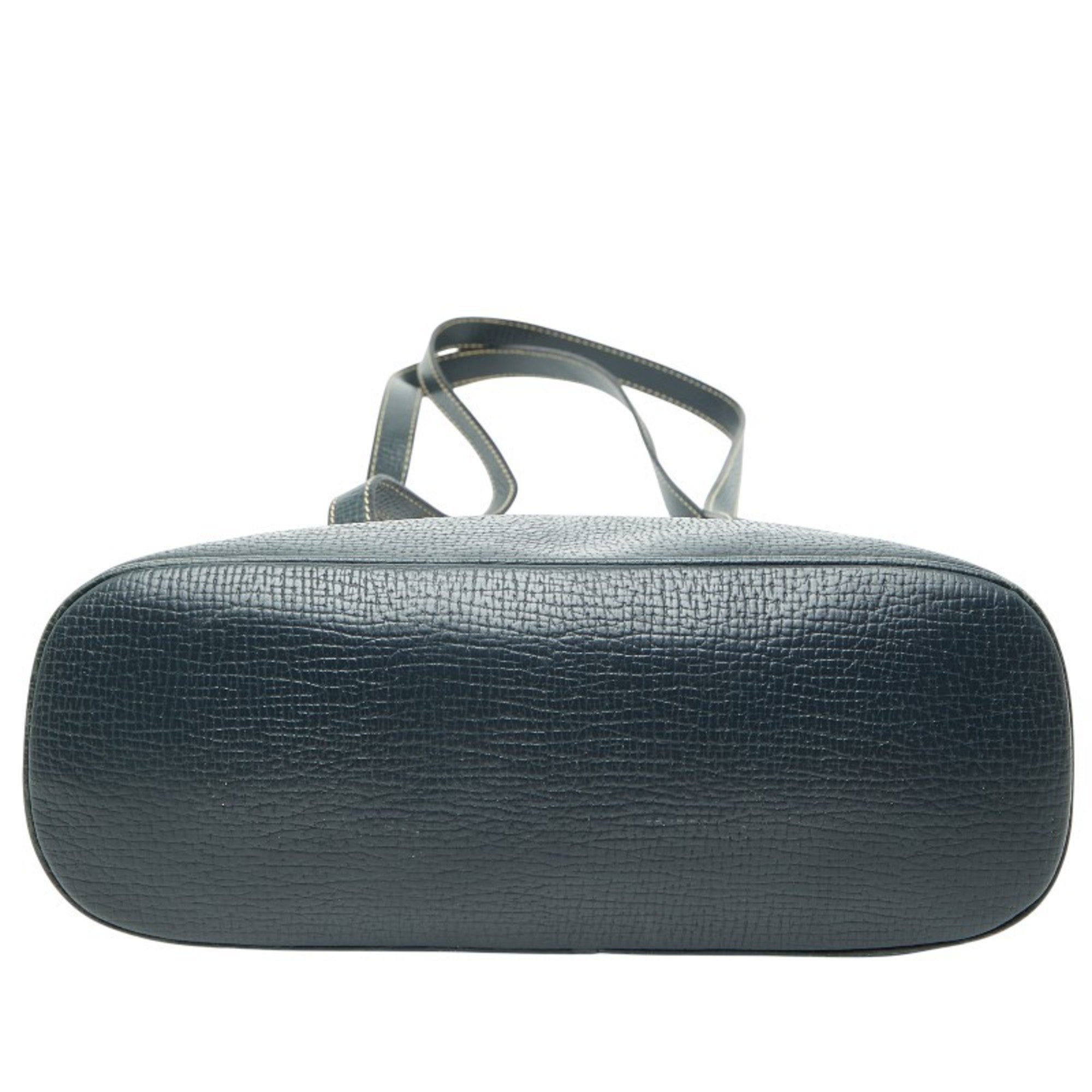 Loewe Blue Leather Handbag Tote Bag (Pre-Owned)