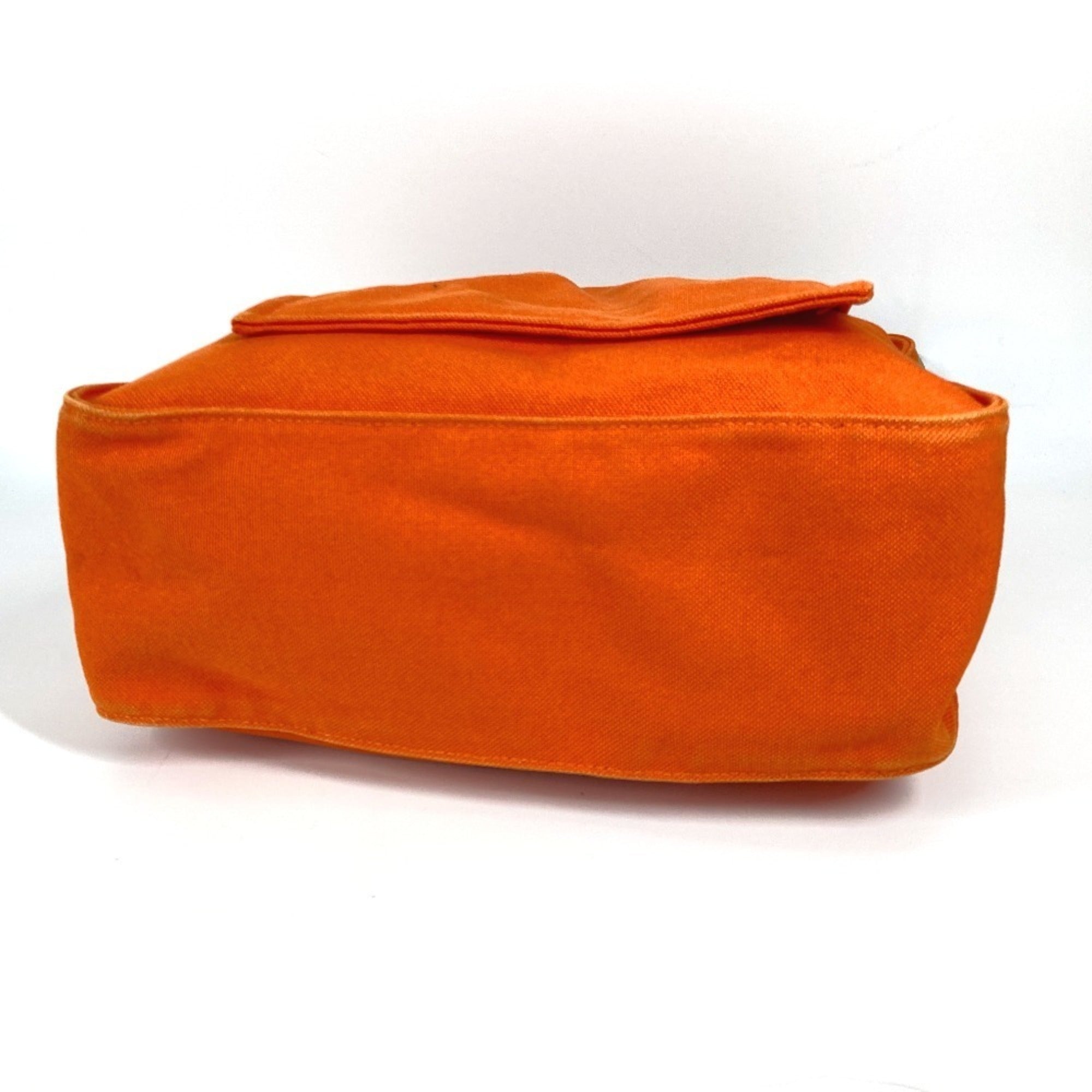 Hermes Marwari Orange Canvas Shoulder Bag (Pre-Owned)