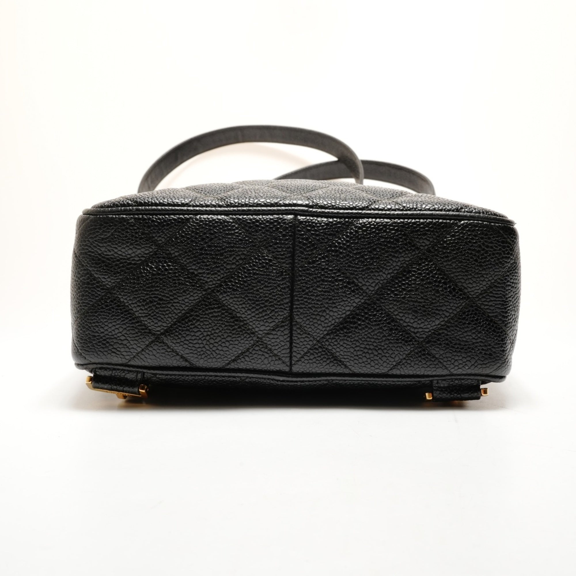 Chanel Black Grained Calfskin Backpack (Pre-Owned)
