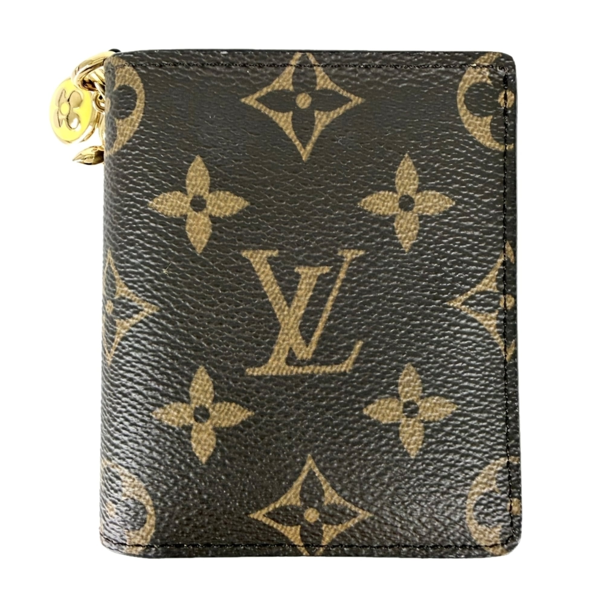 Louis Vuitton Monogram Brown Yellow Monogram Canvas Wallet (Bi-Fold) (Pre-Owned)