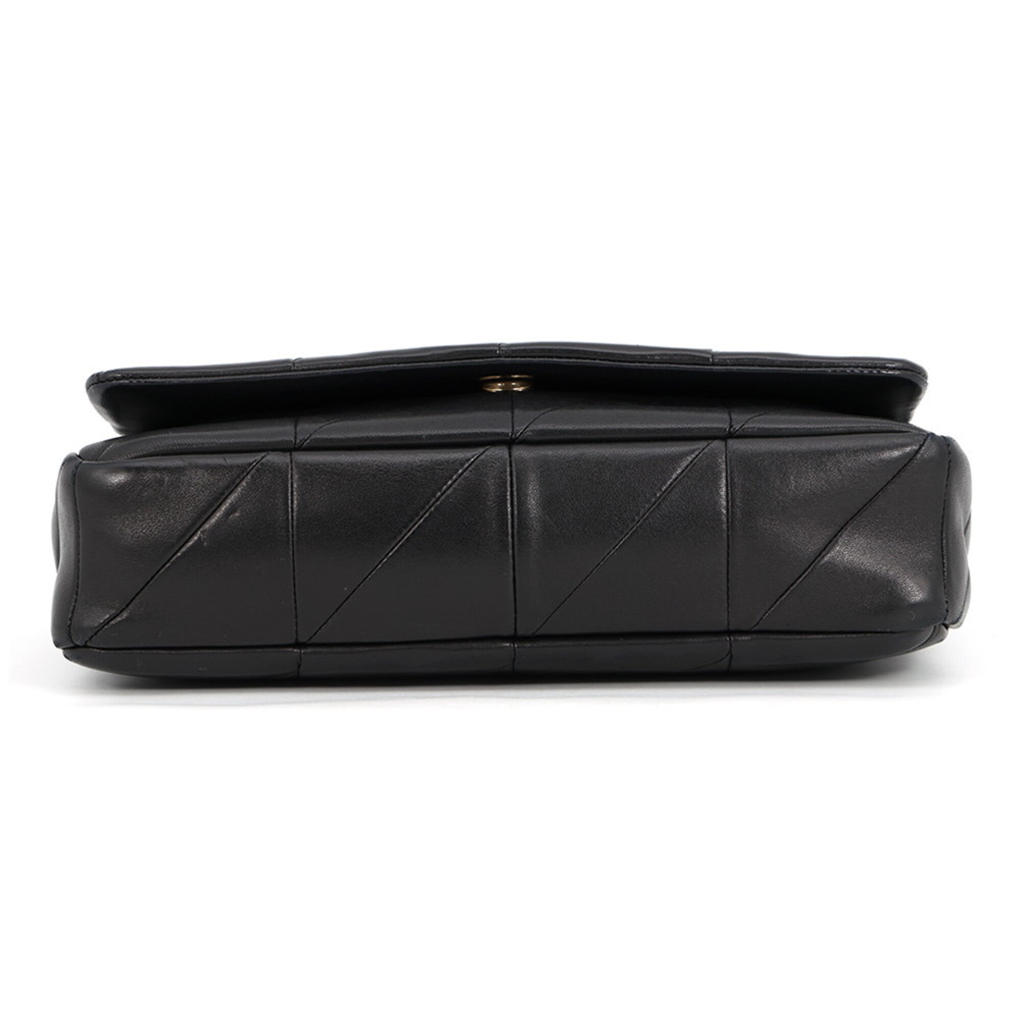 Yves Saint Laurent Black Leather Handbag Shoulder Bag (Pre-Owned)