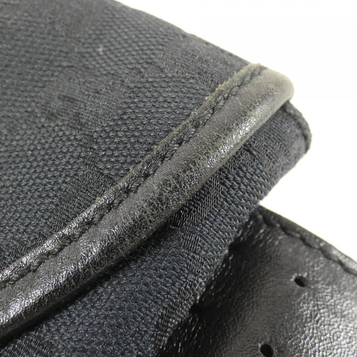 Gucci Black Gg Canvas Fanny Pack (Pre-Owned)