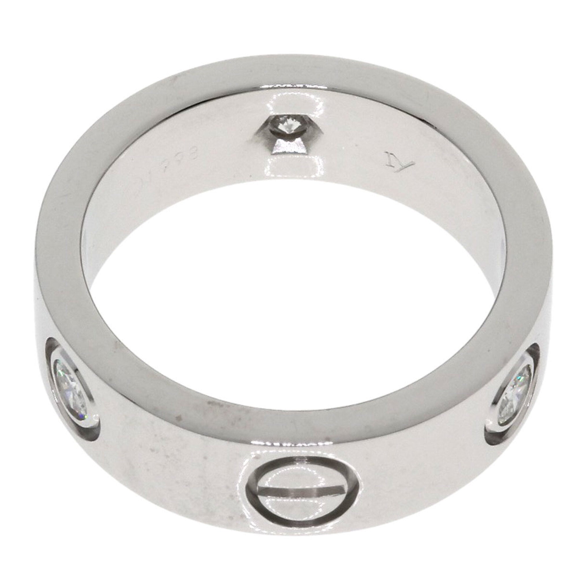 Cartier Love White Gold (18K) Band Ring (Pre-Owned)