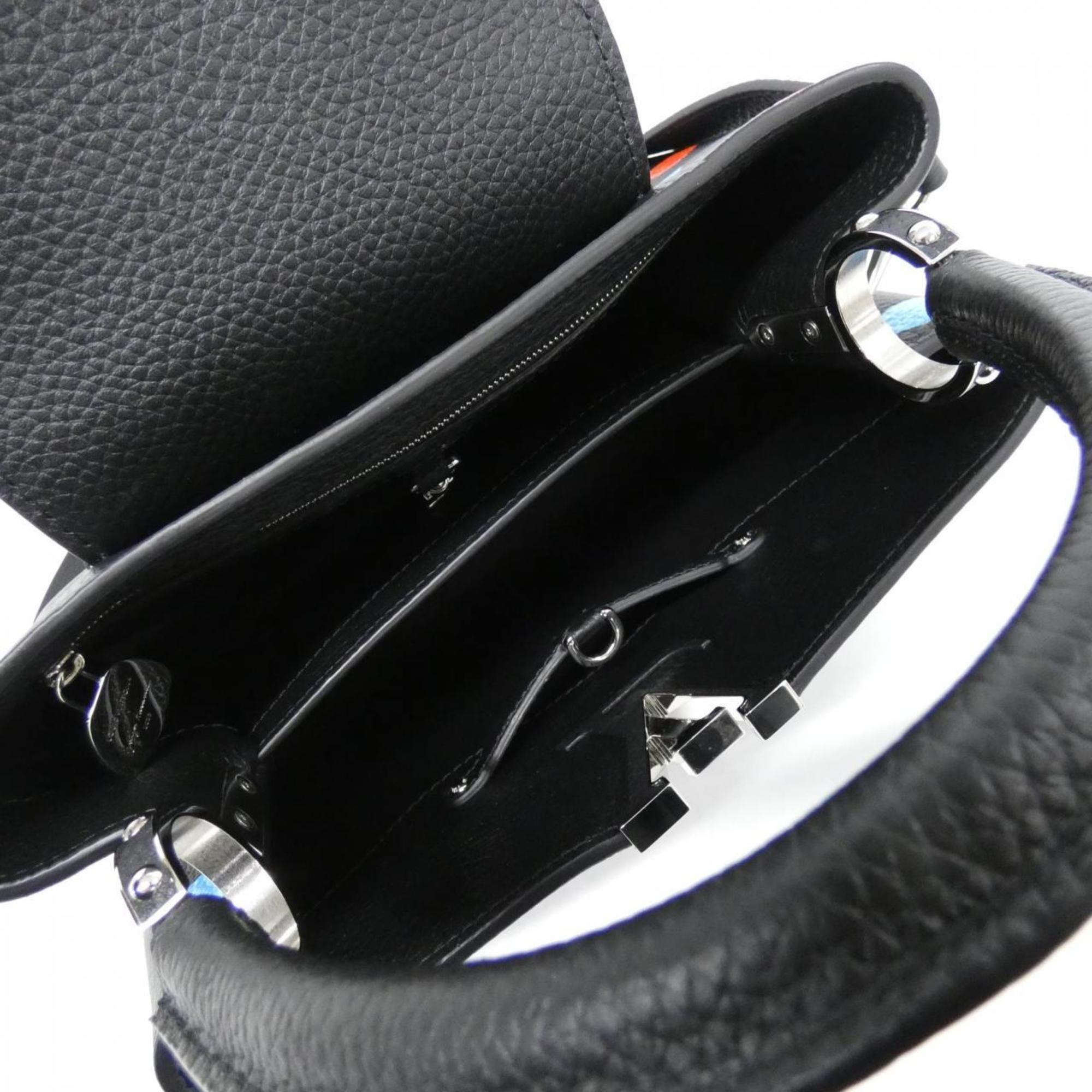 Louis Vuitton Black Multi-Color Leather Handbag (Pre-Owned)