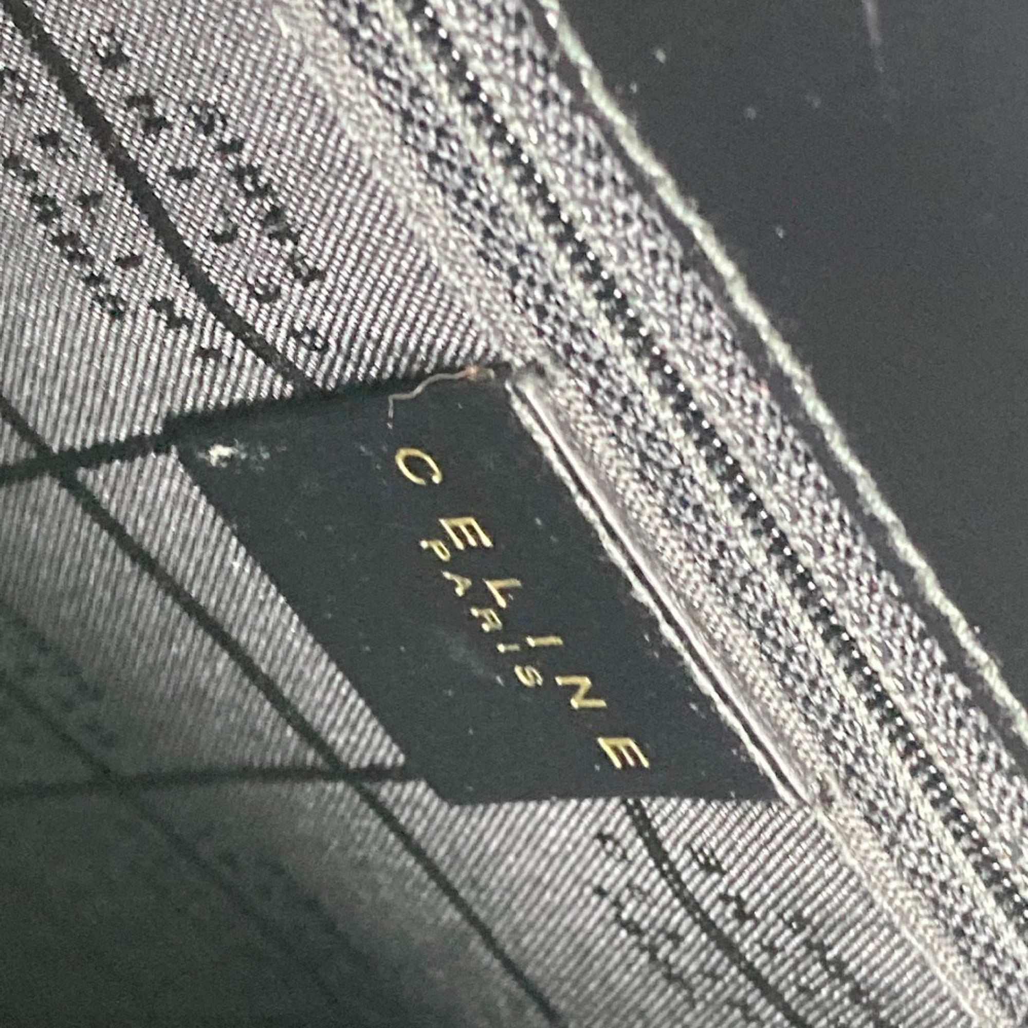 Celine Black Leather Shoulder Bag (Pre-Owned)