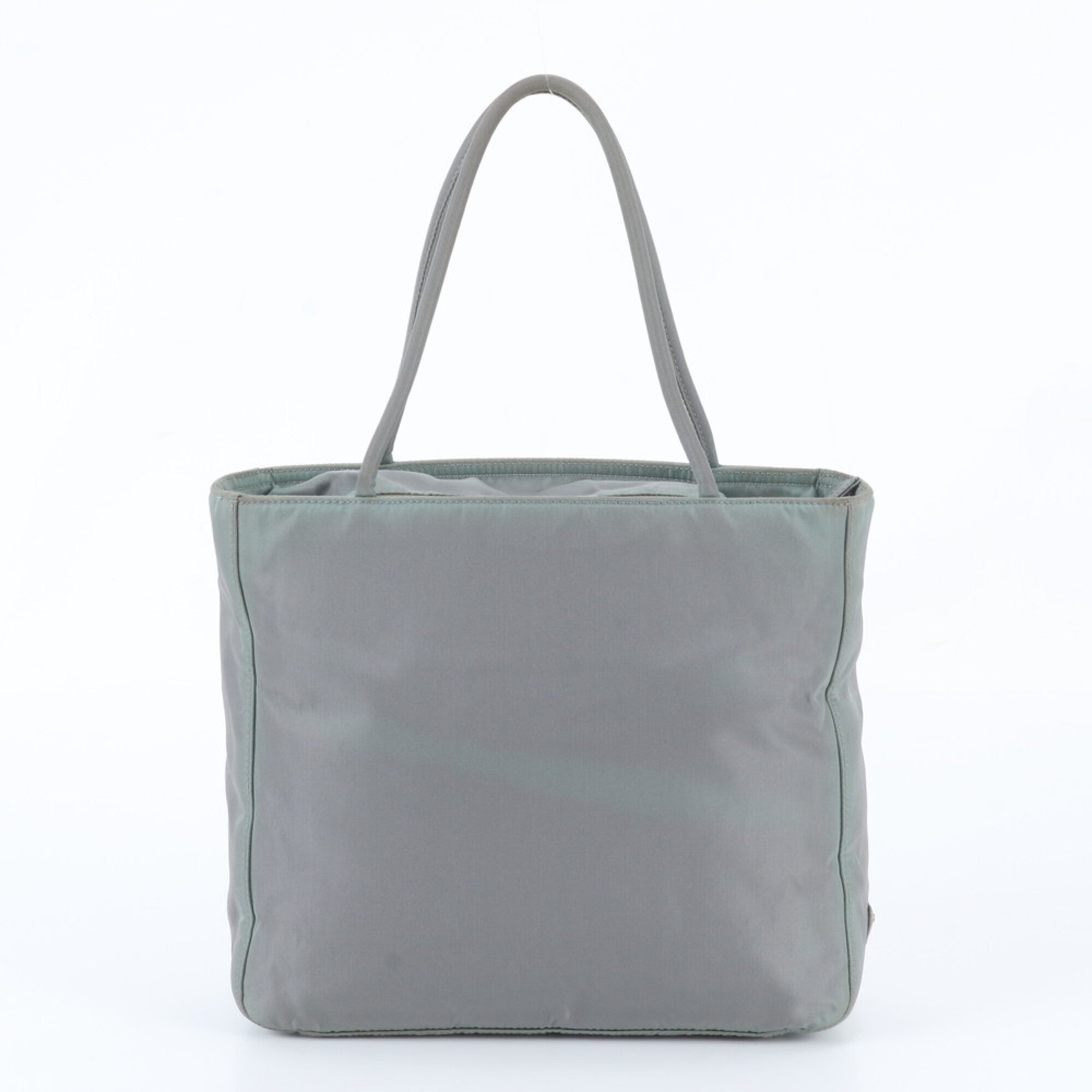 Prada Gray Handbag Shoulder Bag Tote Bag (Pre-Owned)