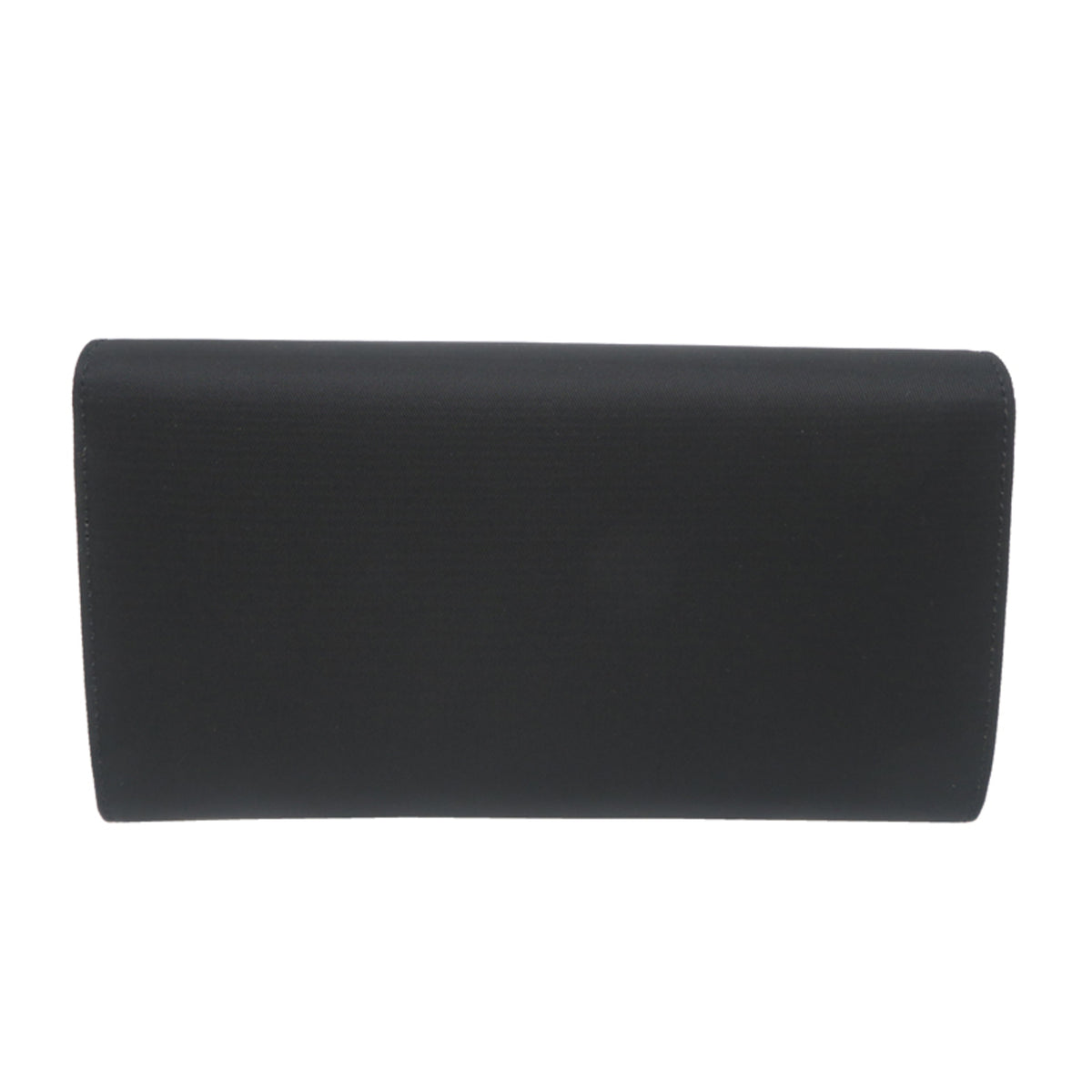 Prada Black Nylon Long Wallet (Bi-Fold) (Pre-Owned)