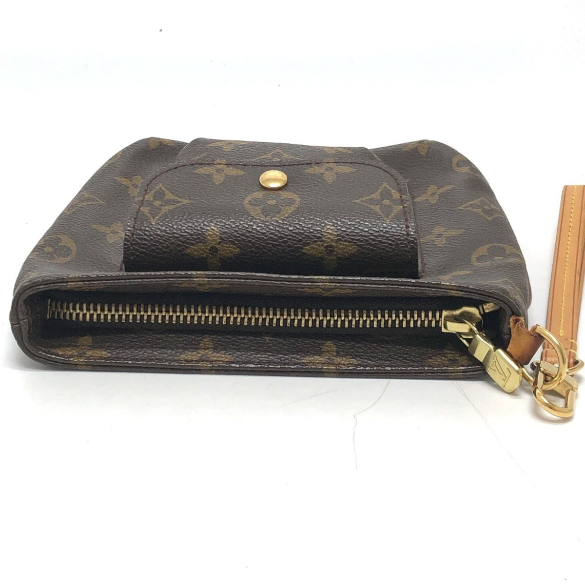 Louis Vuitton Brown Monogram Pochette Pouch (Pre-Owned)
