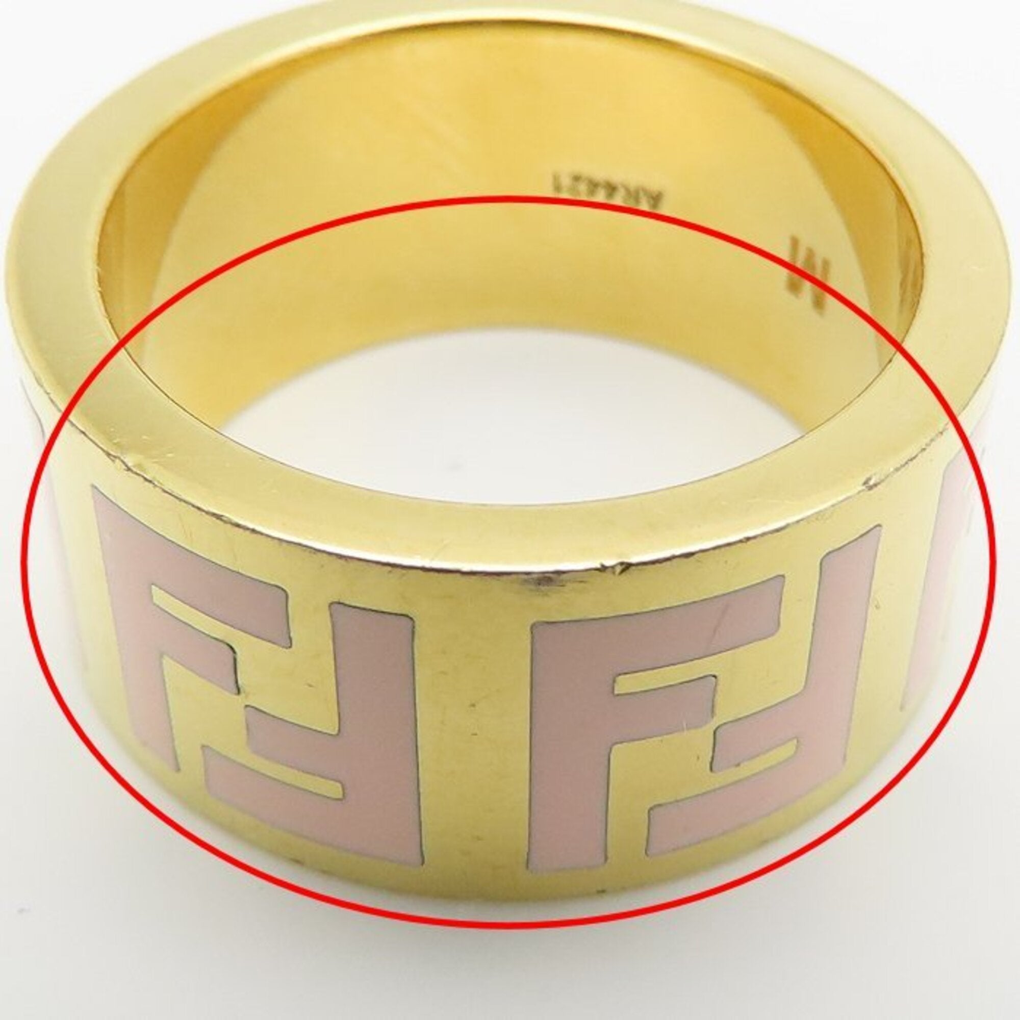 Fendi Enamel Band Ring (Pre-Owned)