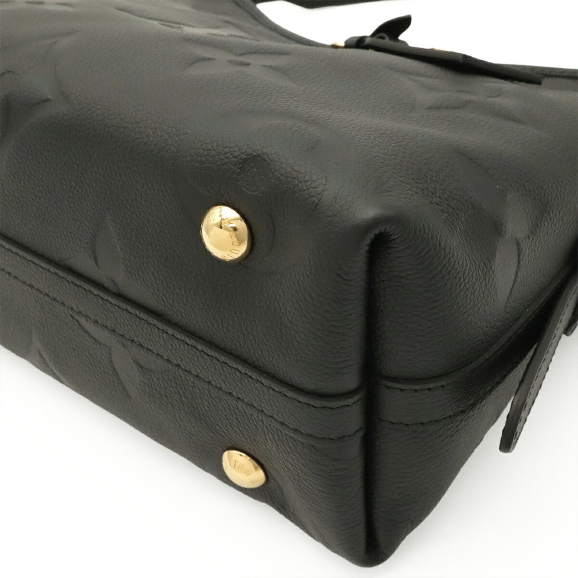 Louis Vuitton Black Noir Or Monogram Empreinte Pouch Shoulder Bag (Pre-Owned)