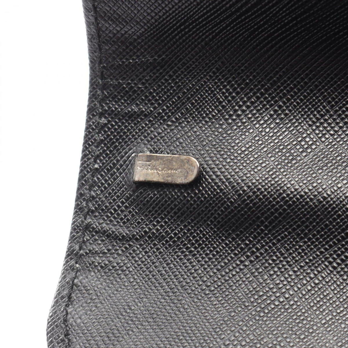 Salvatore Ferragamo Black Leather Handbag (Pre-Owned)