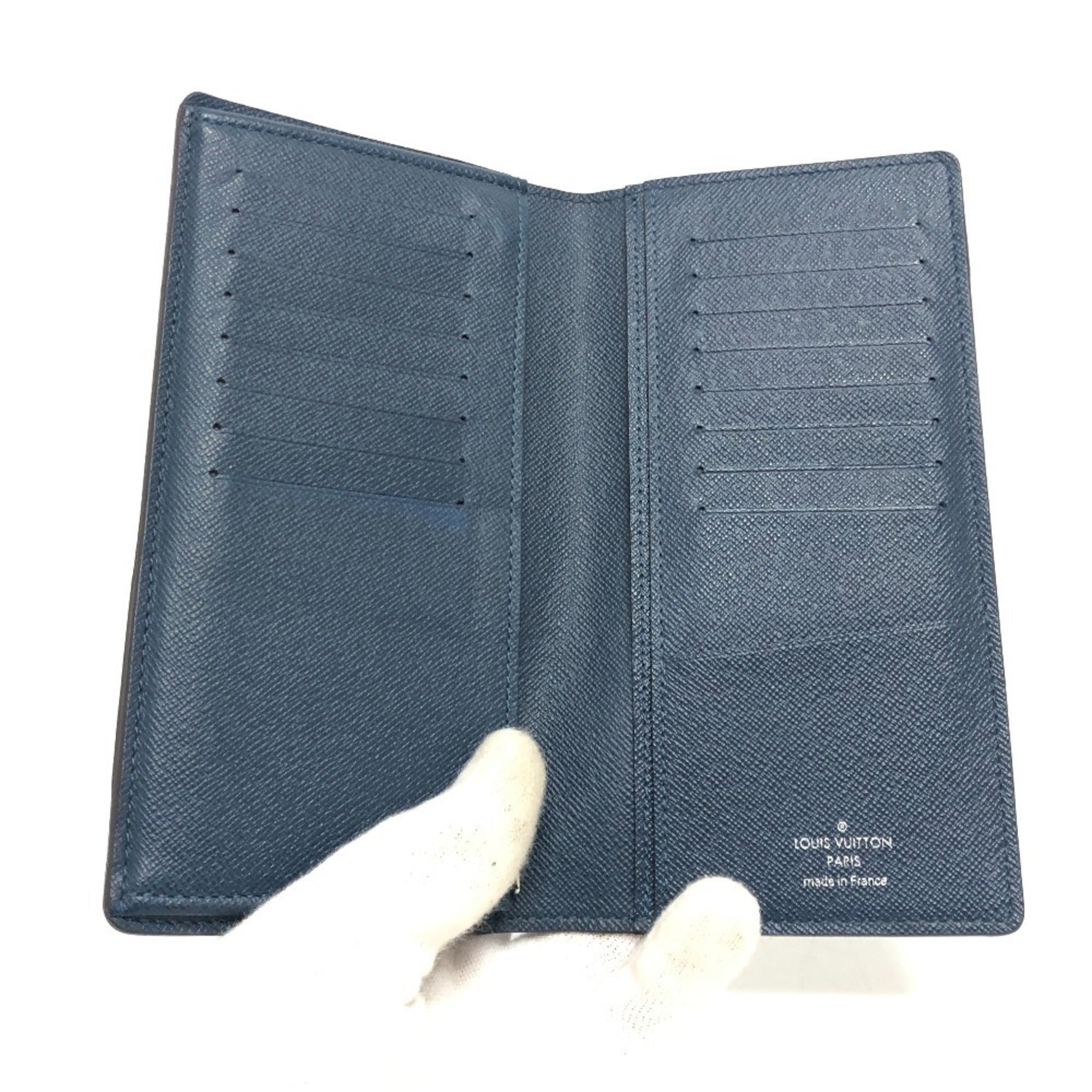 Louis Vuitton Blue Wine Long Wallet (Bi-Fold) (Pre-Owned)