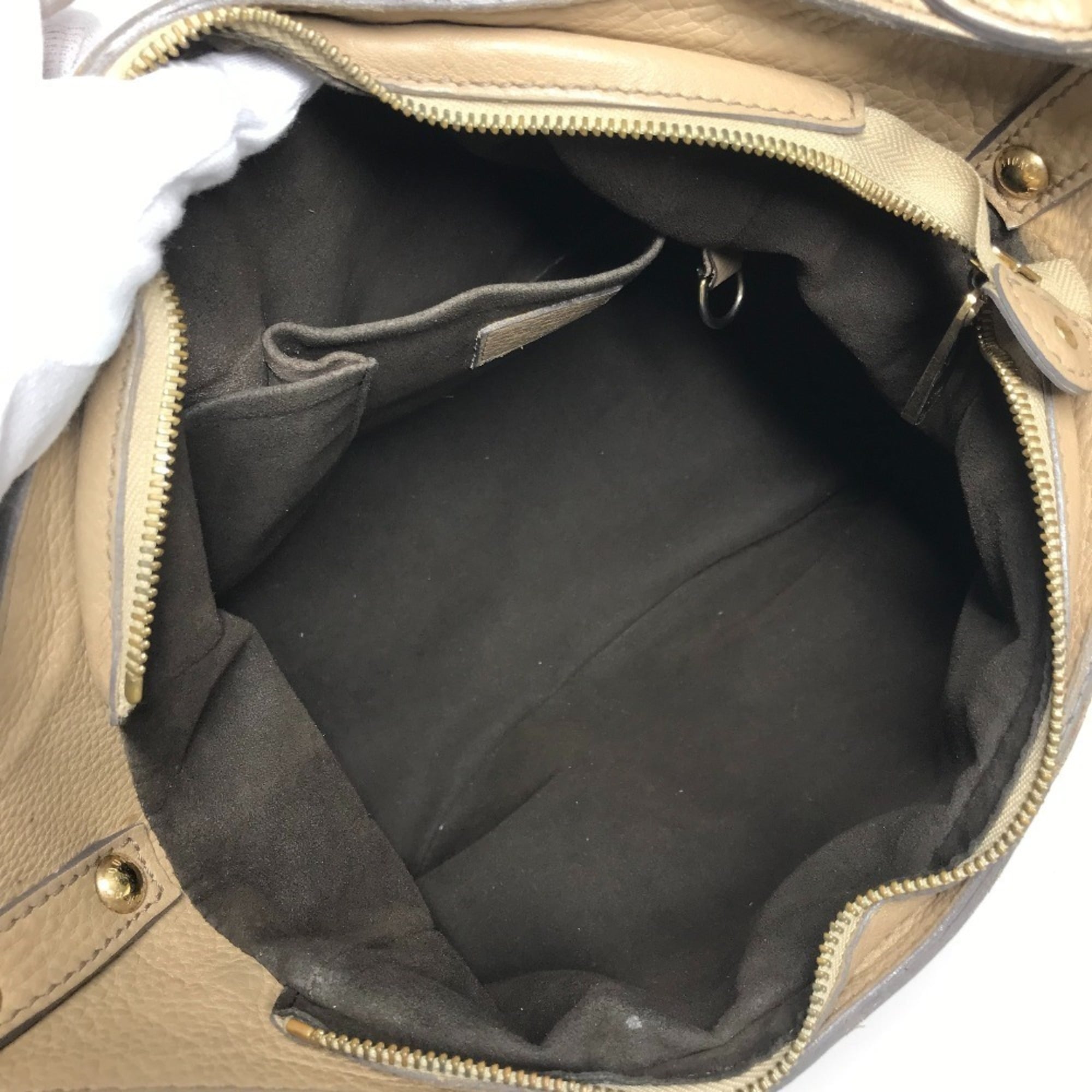 Louis Vuitton Beige Monogram Mahina Leather Leather Shoulder Bag (Pre-Owned)