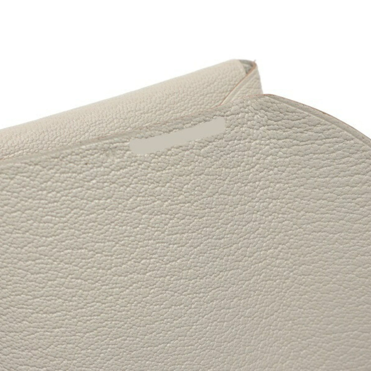Hermes Gray Chevre Leather Coin Purse/Coin Case (Pre-Owned)