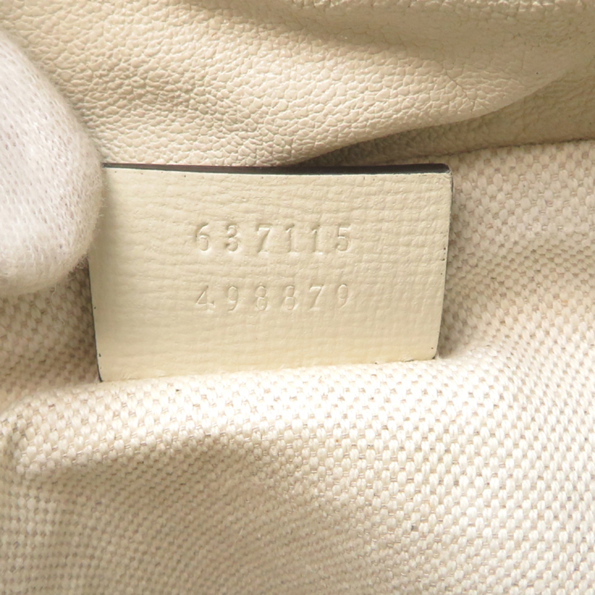 Gucci White Gg Supreme Handbag (Pre-Owned)