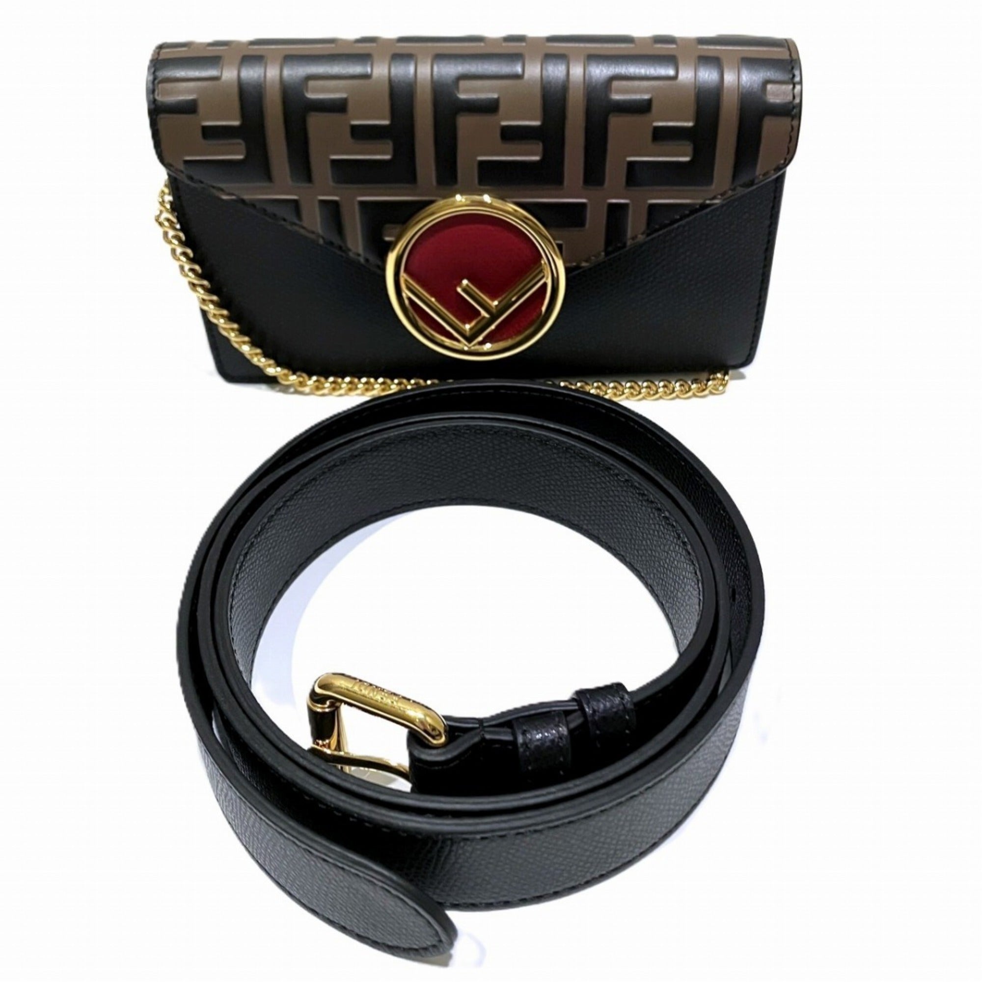 Fendi Black Leather Fanny Pack (Pre-Owned)