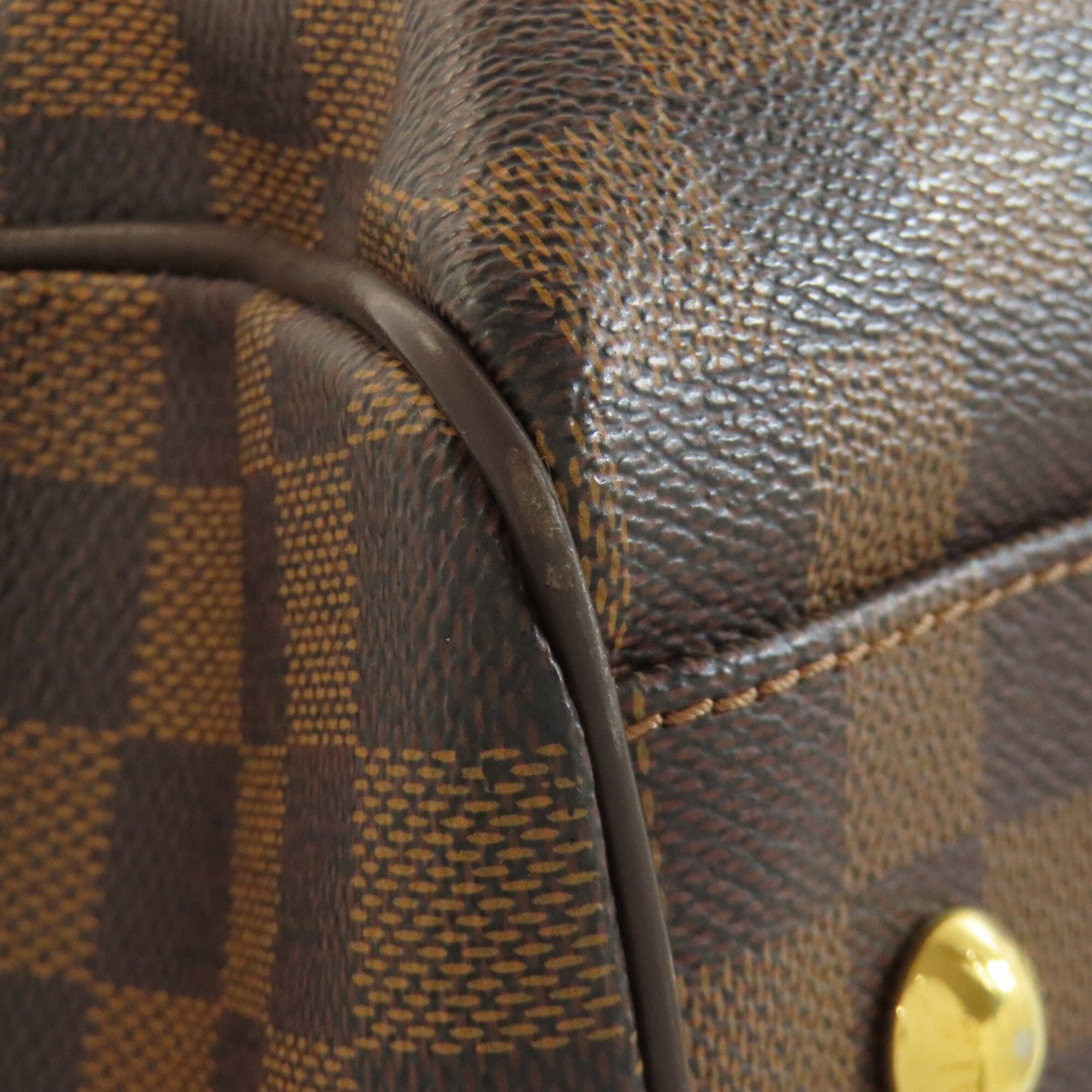 Louis Vuitton Damier Canvas Ebene Damier Canvas Tote Bag (Pre-Owned)