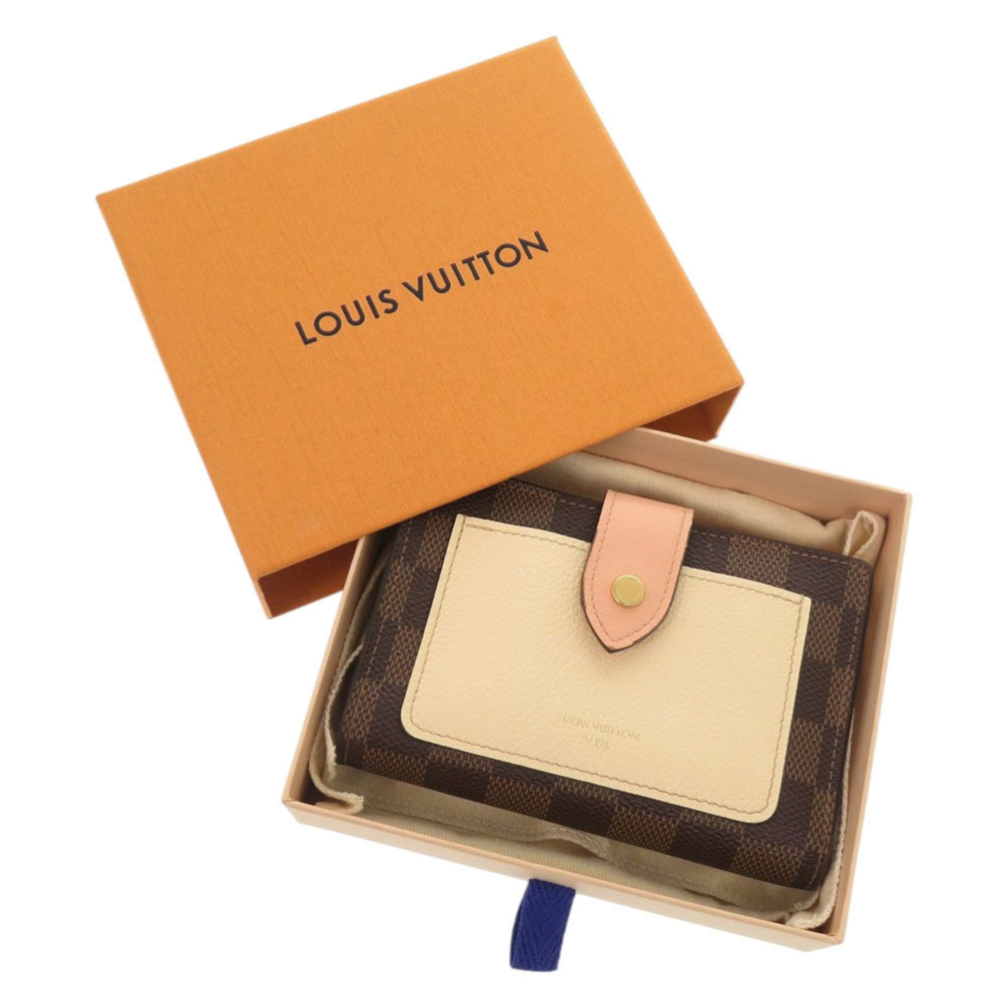 Louis Vuitton Brown Damier Canvas Damier Canvas Wallet (Bi-Fold) (Pre-Owned)