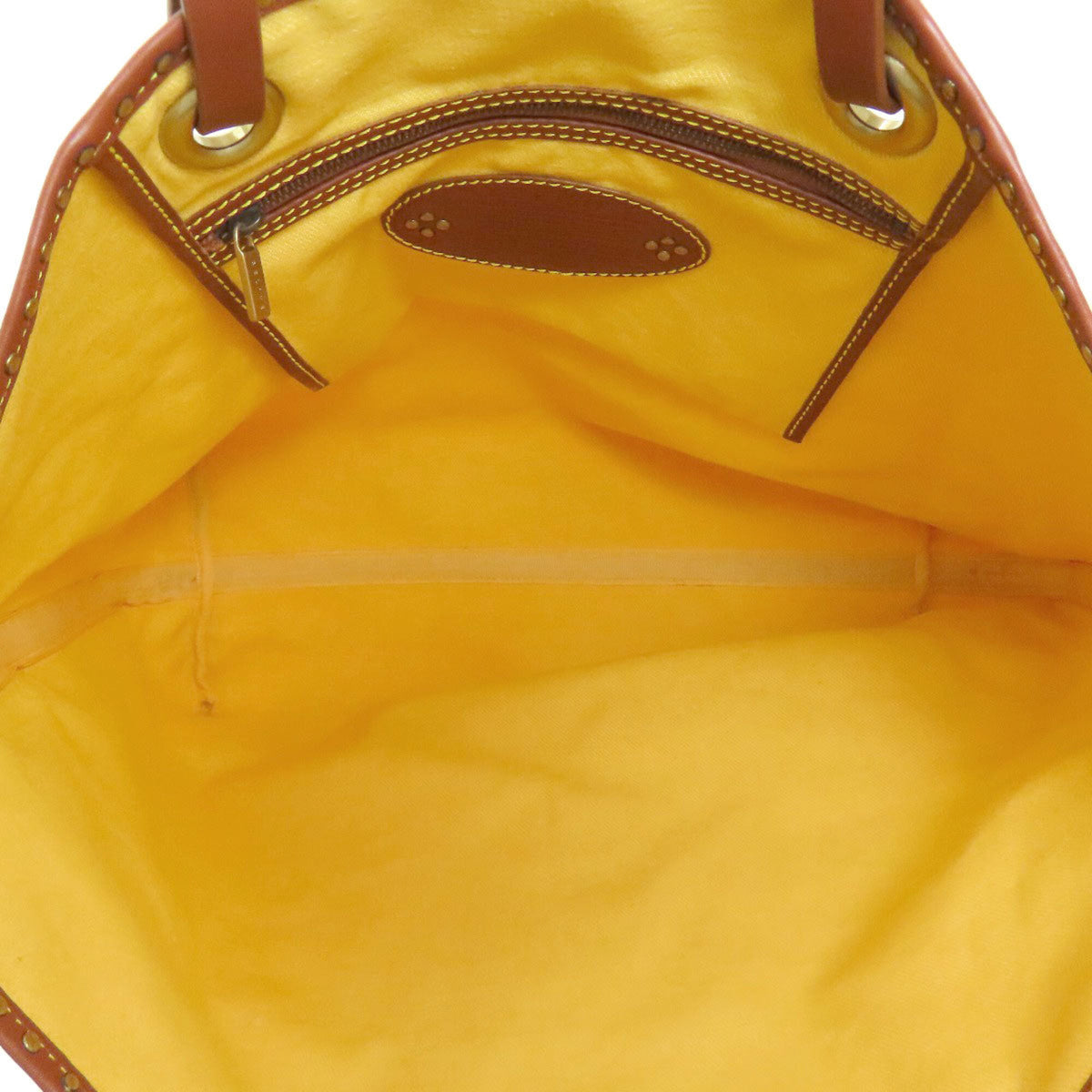 Celine Yellow Canvas Tote Bag (Pre-Owned)