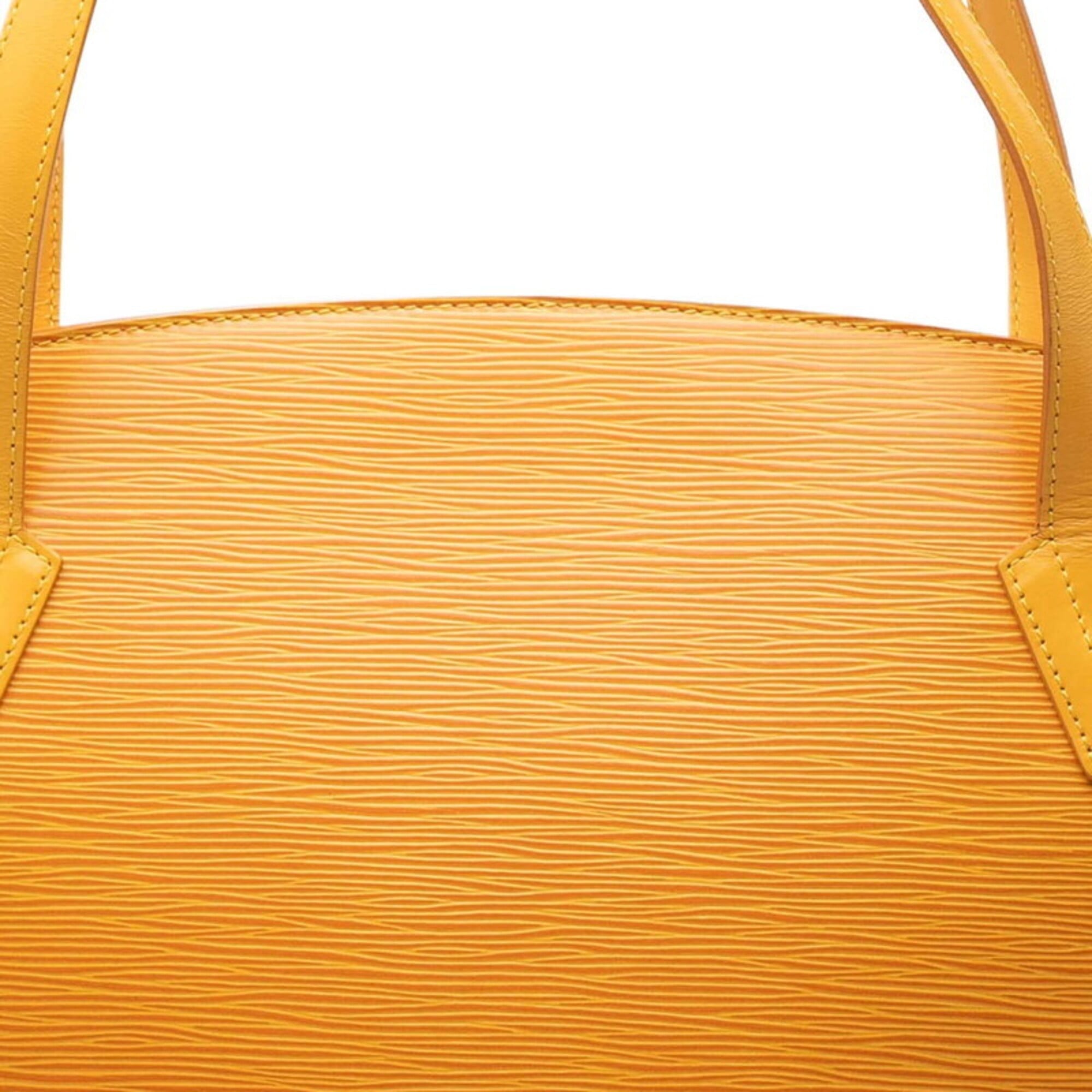 Louis Vuitton Yellow Leather Shoulder Bag Tote Bag (Pre-Owned)