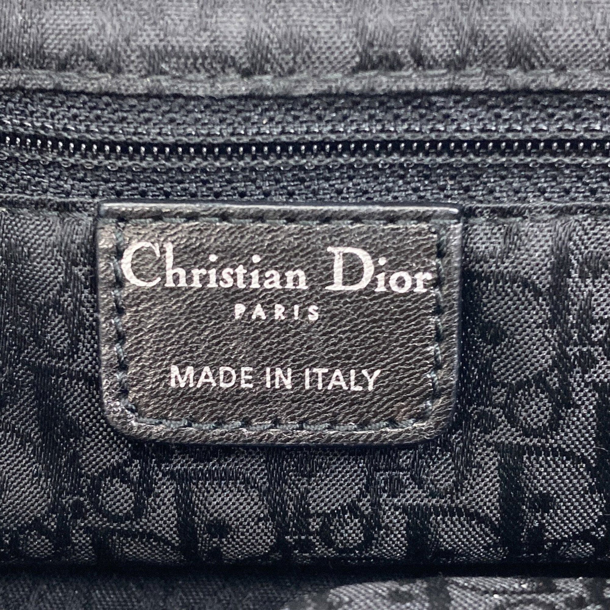 Christian Dior Black Leather Handbag (Pre-Owned)