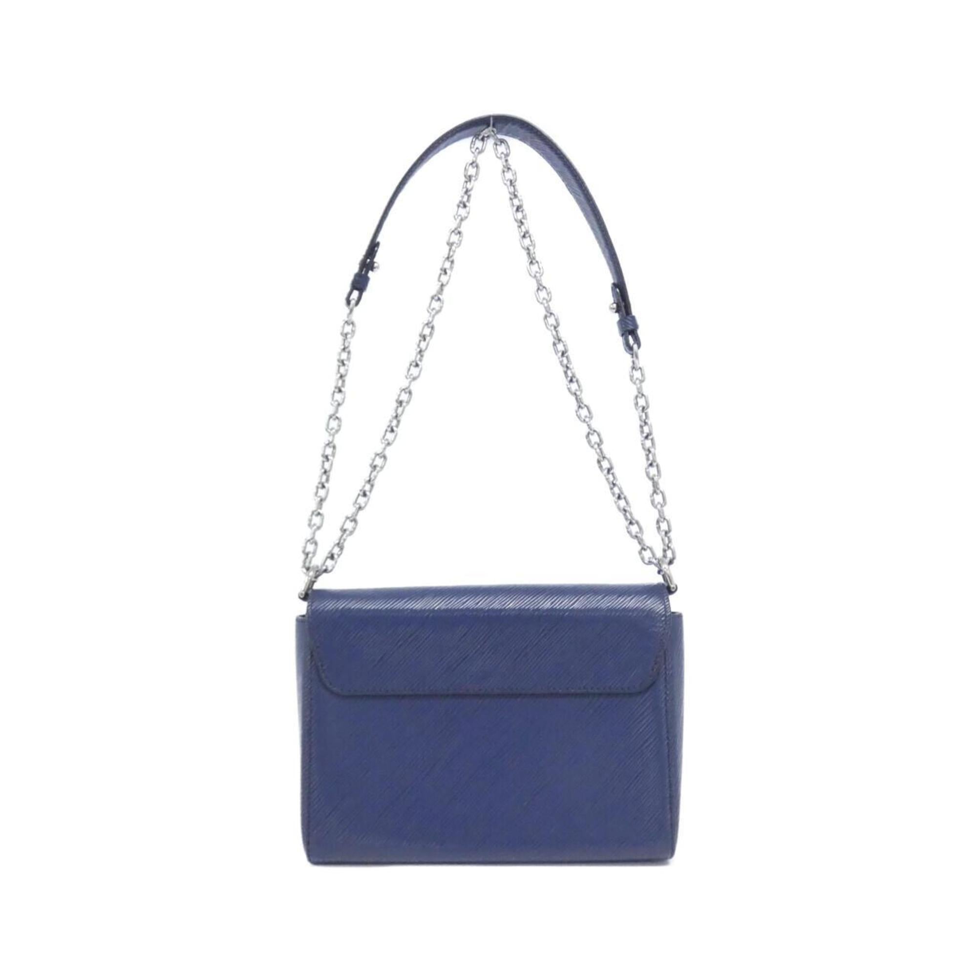 Louis Vuitton Indigo Leather Shoulder Bag (Pre-Owned)