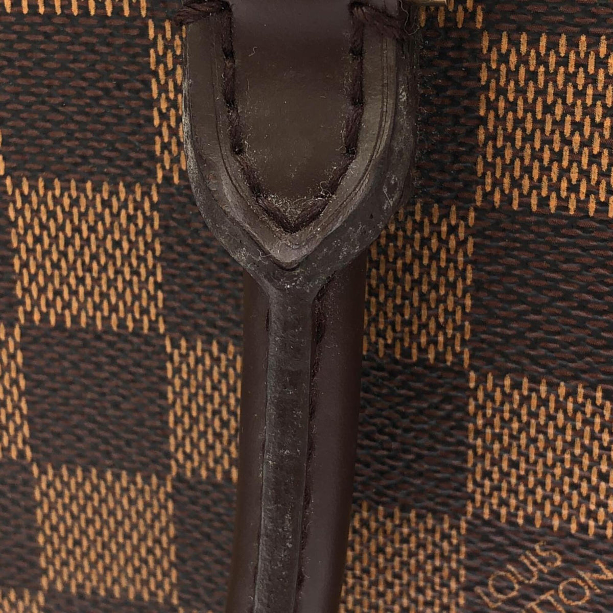 Louis Vuitton Brown Coated Canvas Handbag (Pre-Owned)