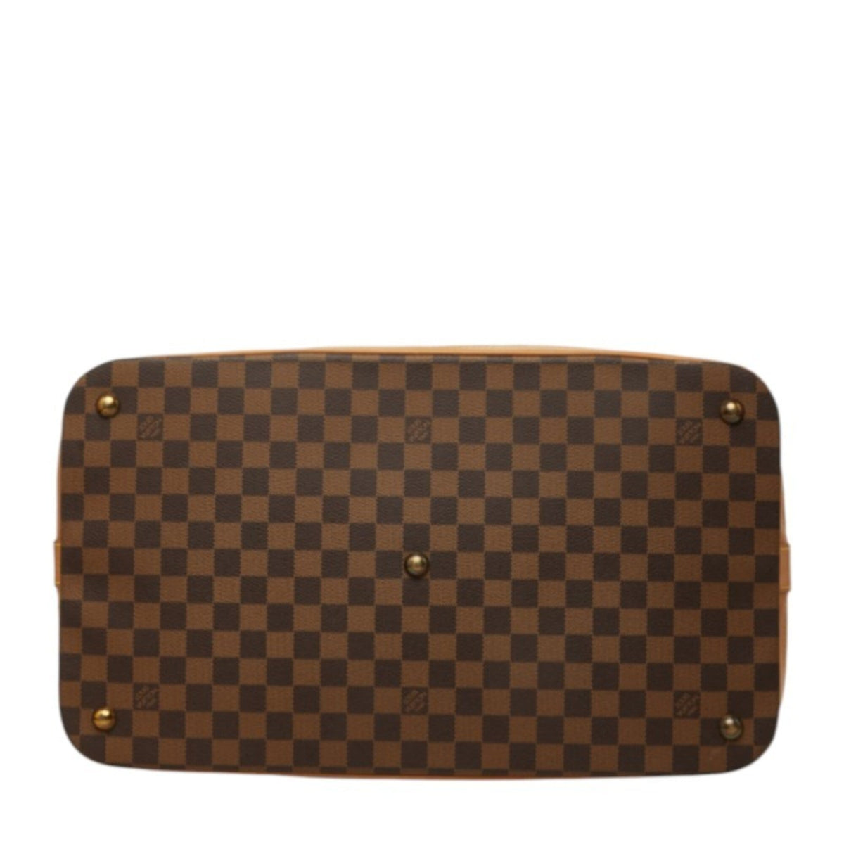 Louis Vuitton Damier Brown Pvc Leather Boston Bag (Pre-Owned)