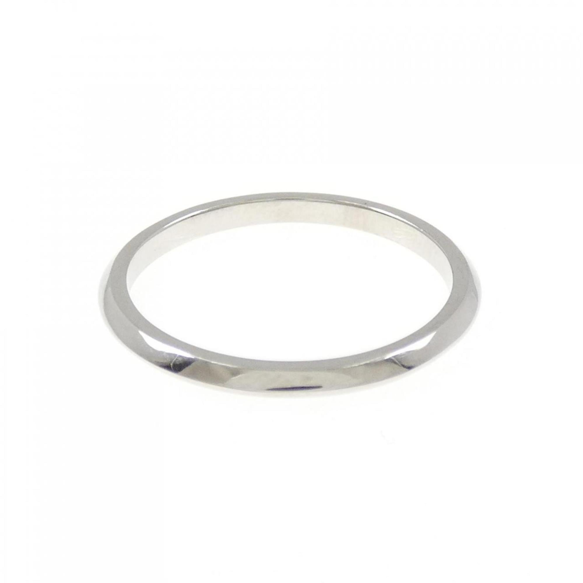Tiffany Platinum Platinum 950 Band Ring (Pre-Owned)