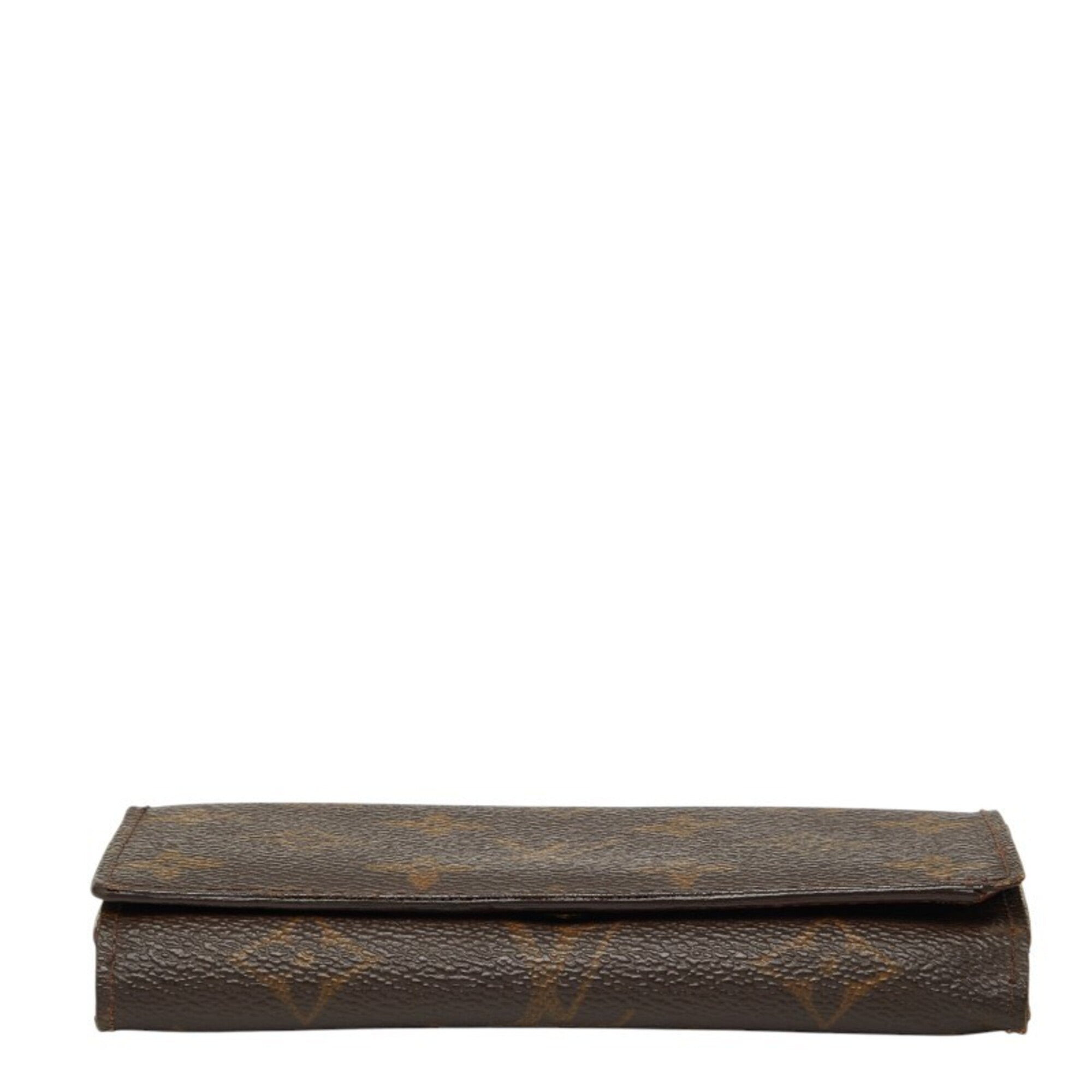 Louis Vuitton Brown Pvc Leather Wallet (Bi-Fold) (Pre-Owned)