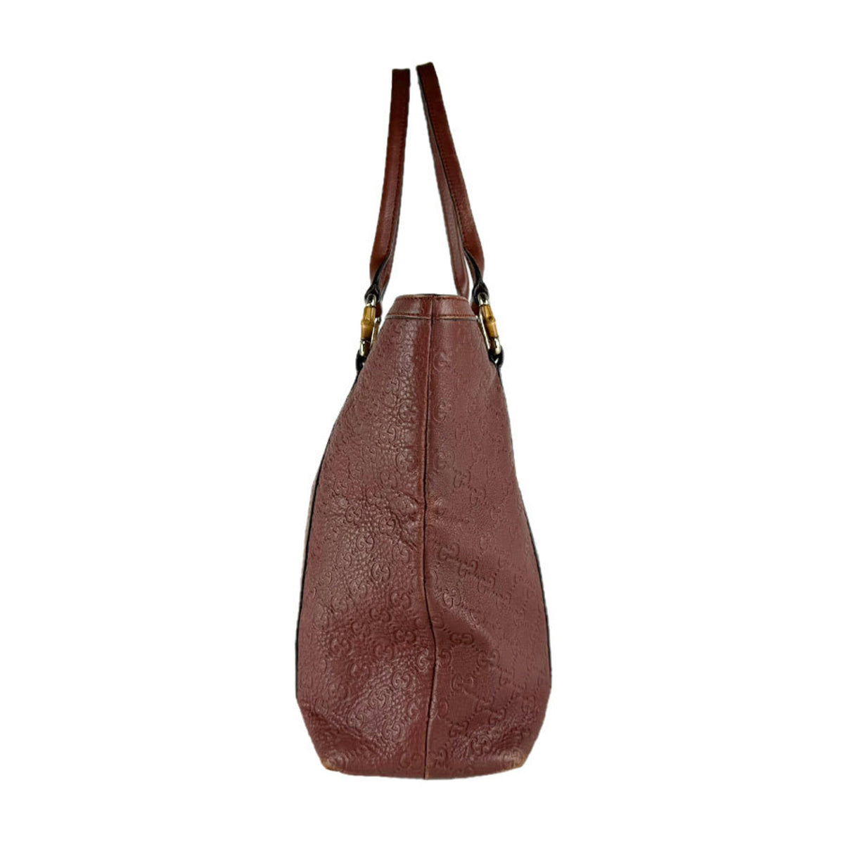 Gucci Brown Leather Tote Bag (Pre-Owned)