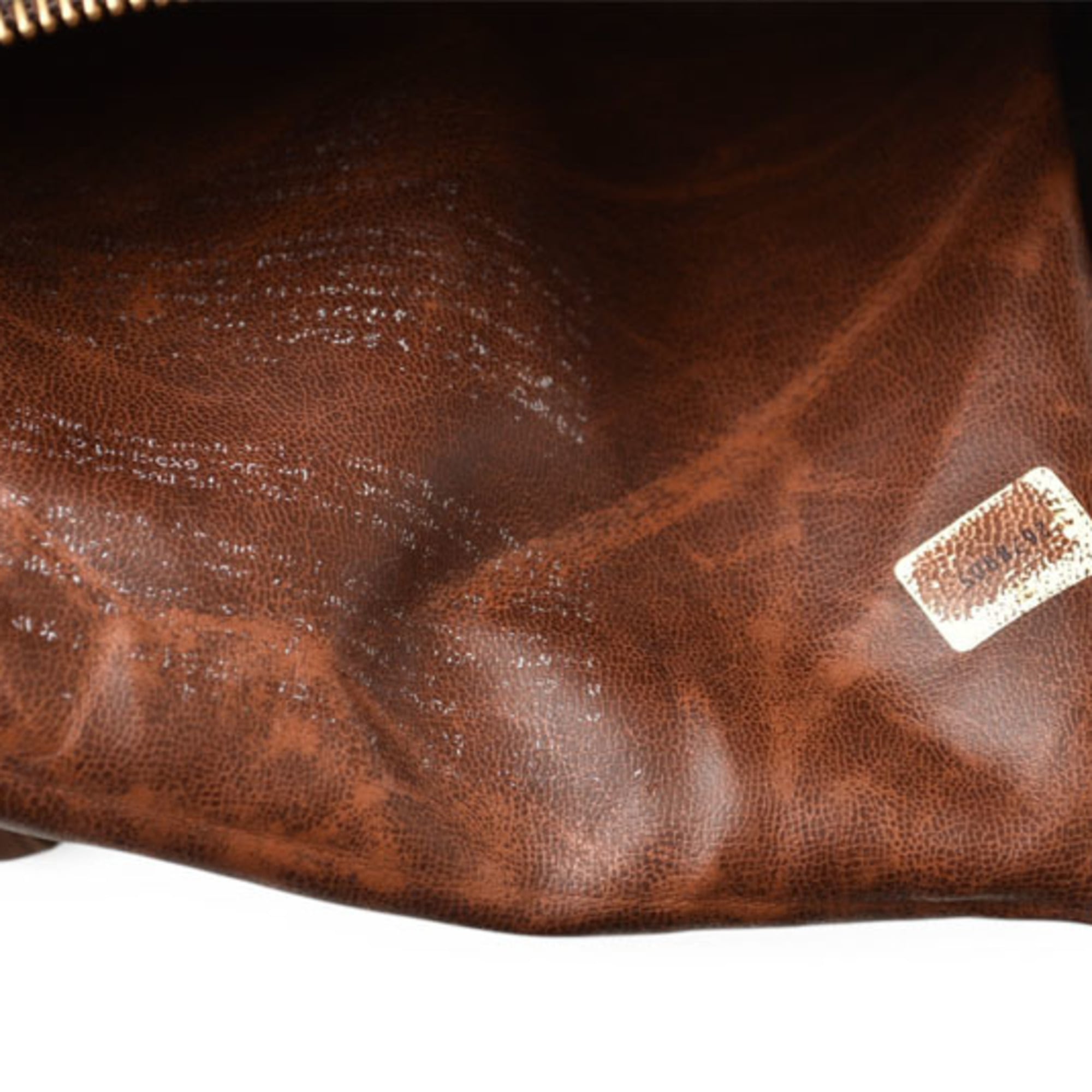 Chanel Brown Gold Leather Shoulder Bag Tote Bag (Pre-Owned)
