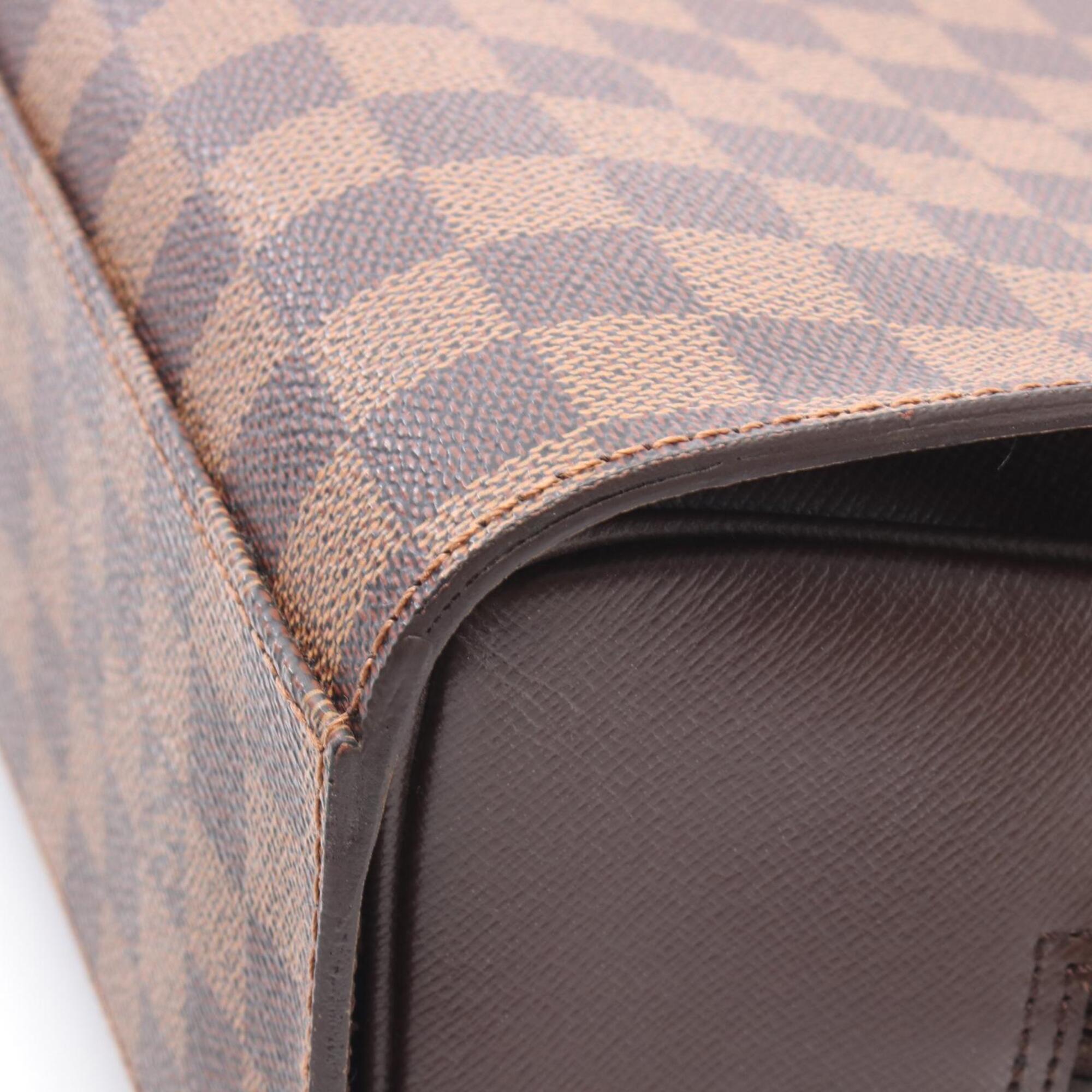 Louis Vuitton Brown Ebene Coated Canvas Leather Handbag (Pre-Owned)