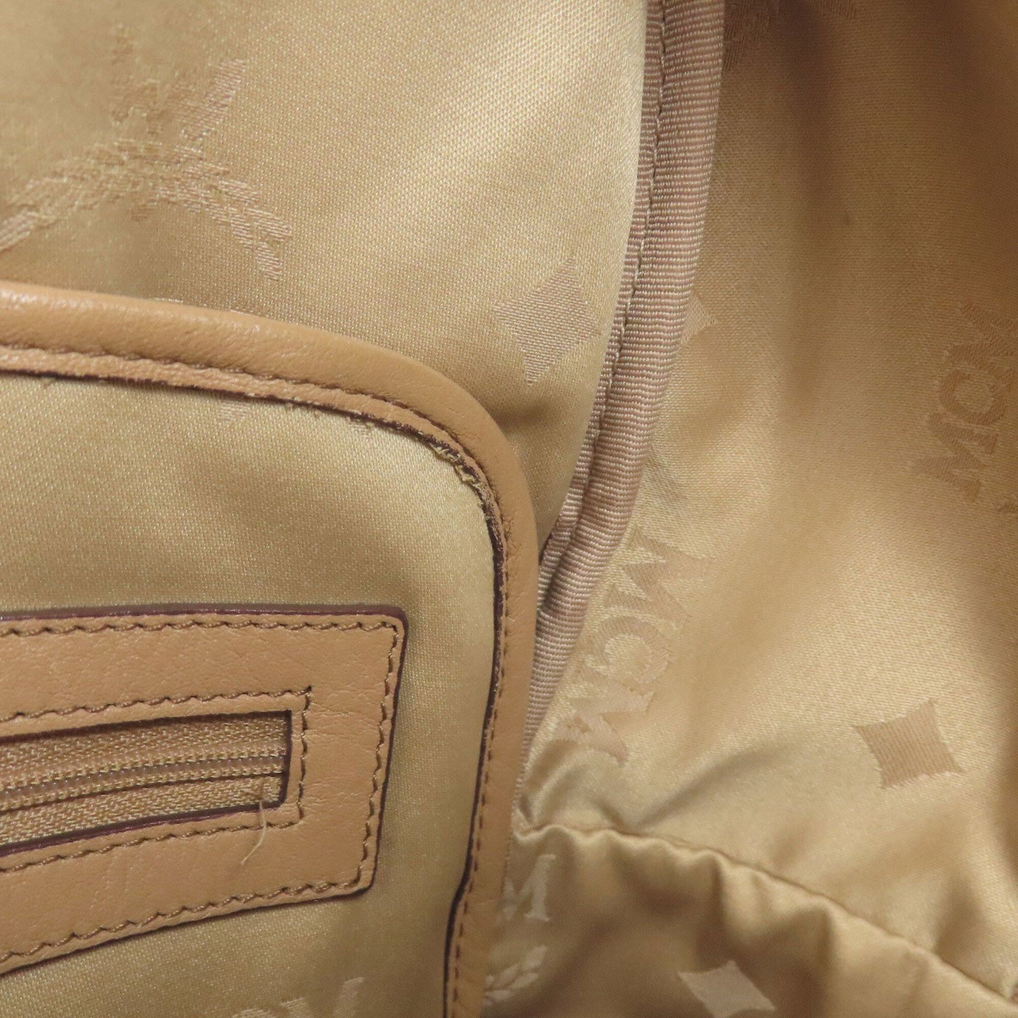 Mcm Beige Pvc Backpack (Pre-Owned)