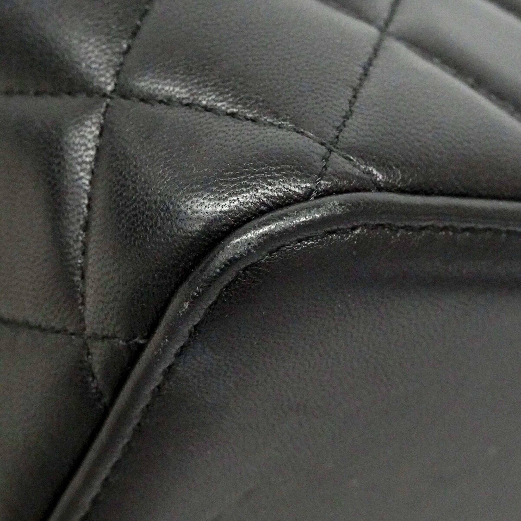 Chanel Black Leather Vanity Bag (Pre-Owned)