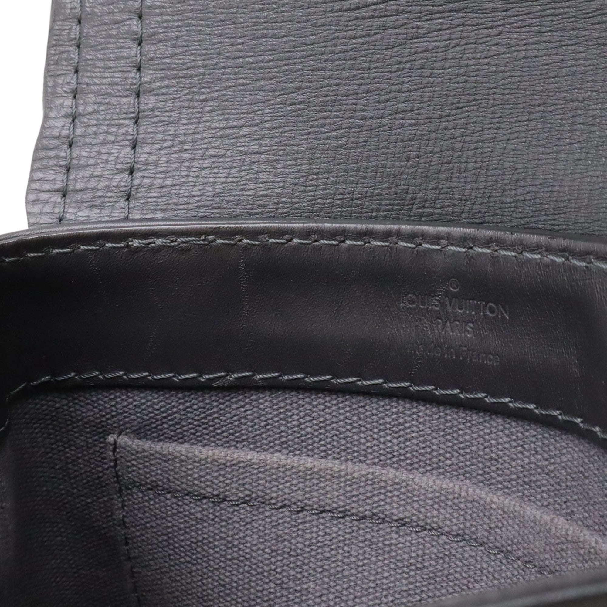 Louis Vuitton Basalt Leather Pochette Shoulder Bag (Pre-Owned)