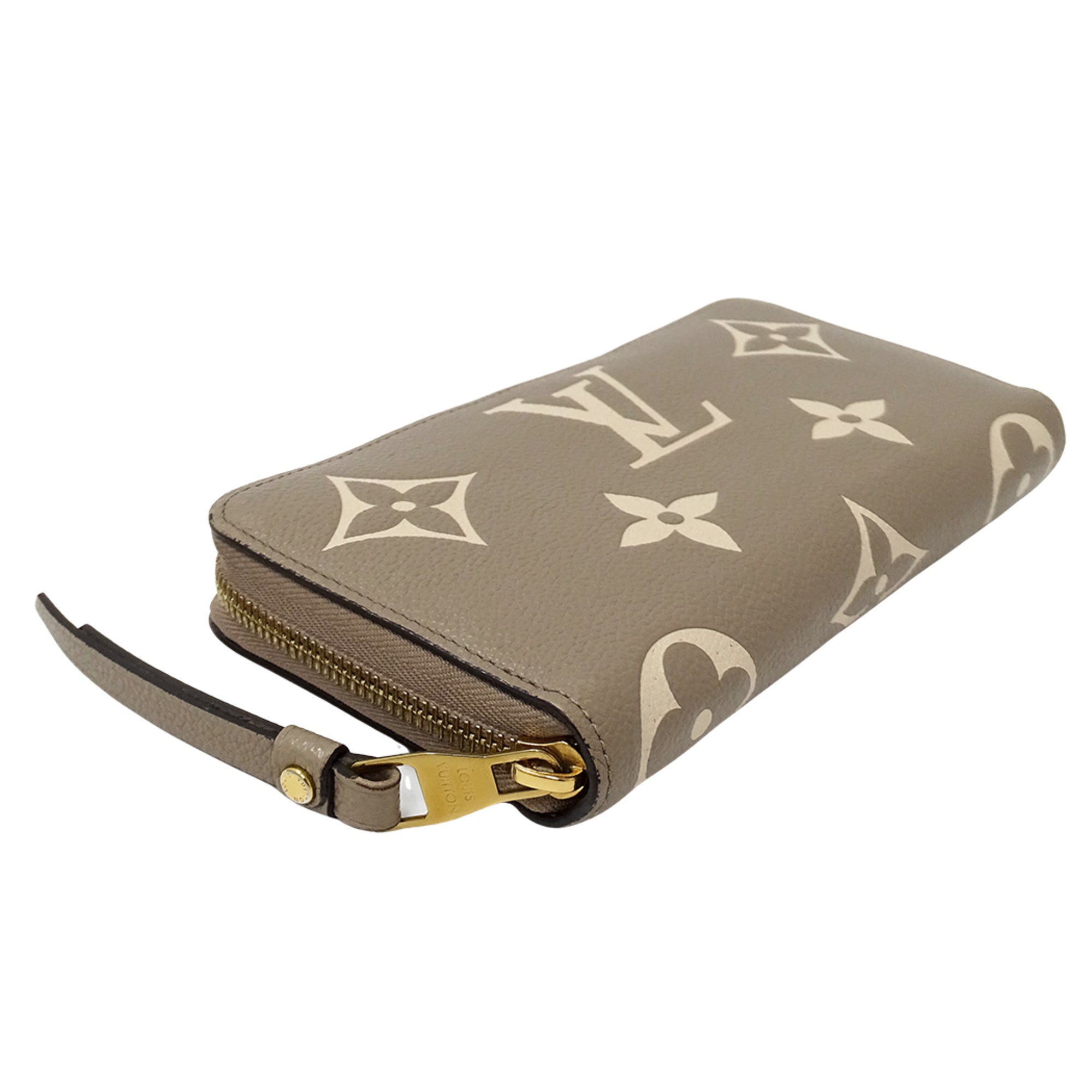 Louis Vuitton Monogram Empreinte Tourterelle Monogram Empreinte Long Wallet (Bi-Fold) (Pre-Owned)