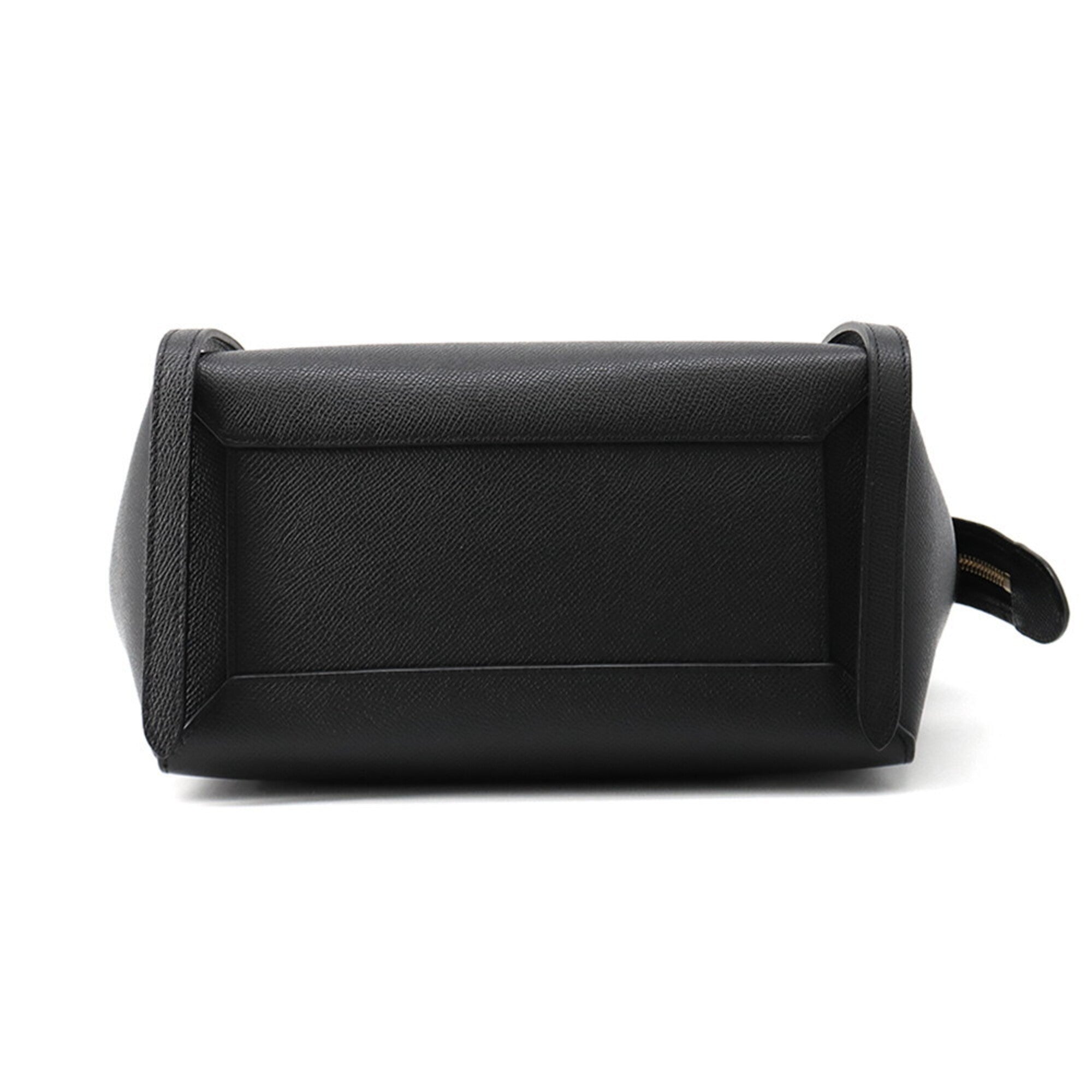 Celine Black Leather Handbag Shoulder Bag (Pre-Owned)